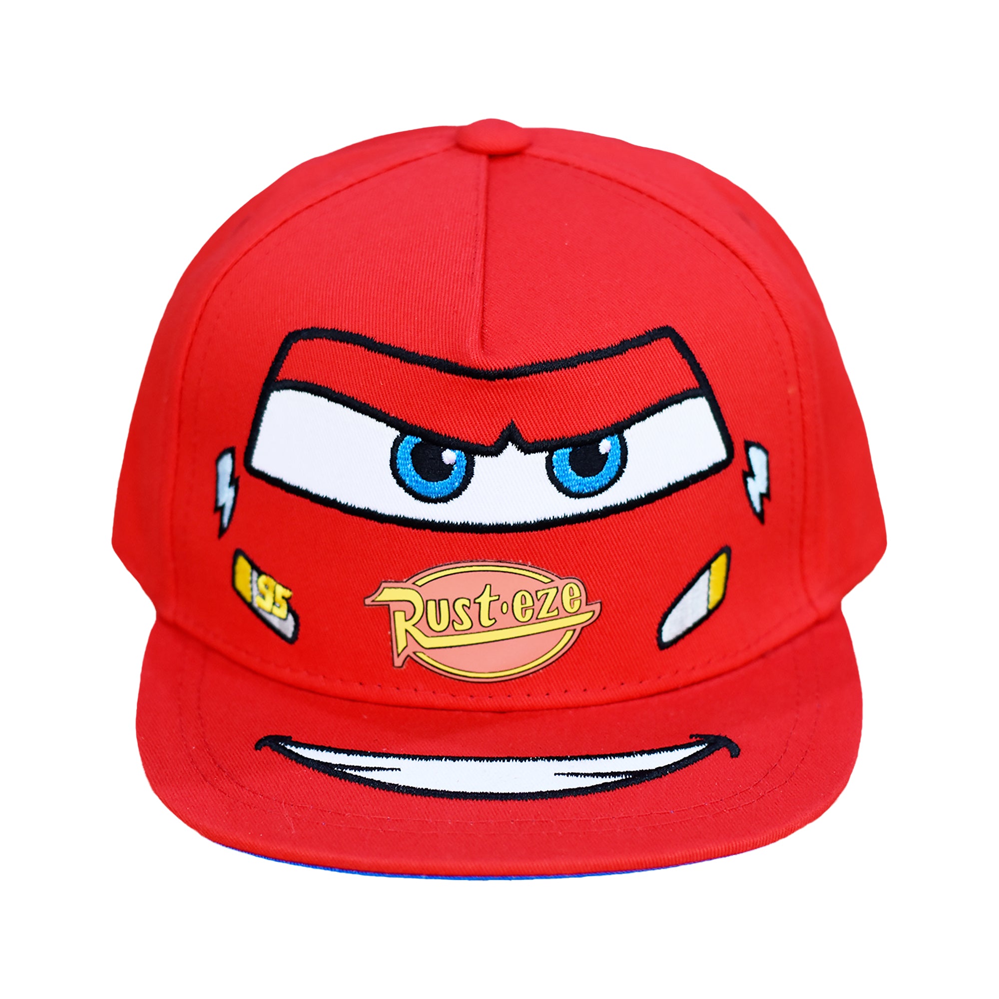 Disney Pixar Cars Baseball Cap, Cotton Adjustable Adult Hat, Red, One Size
