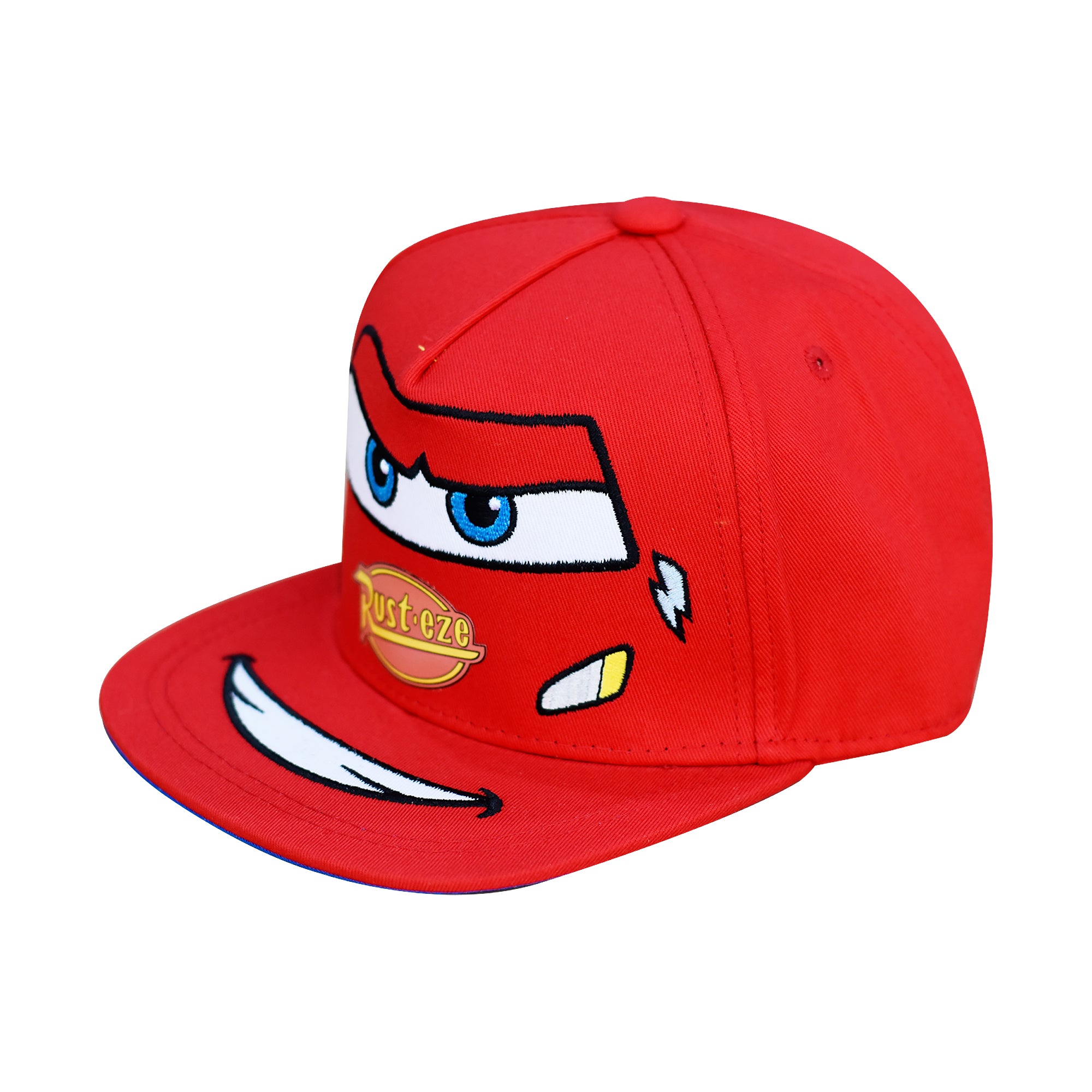 Disney Pixar Cars Baseball Cap, Cotton Adjustable Adult Hat, Red, One Size