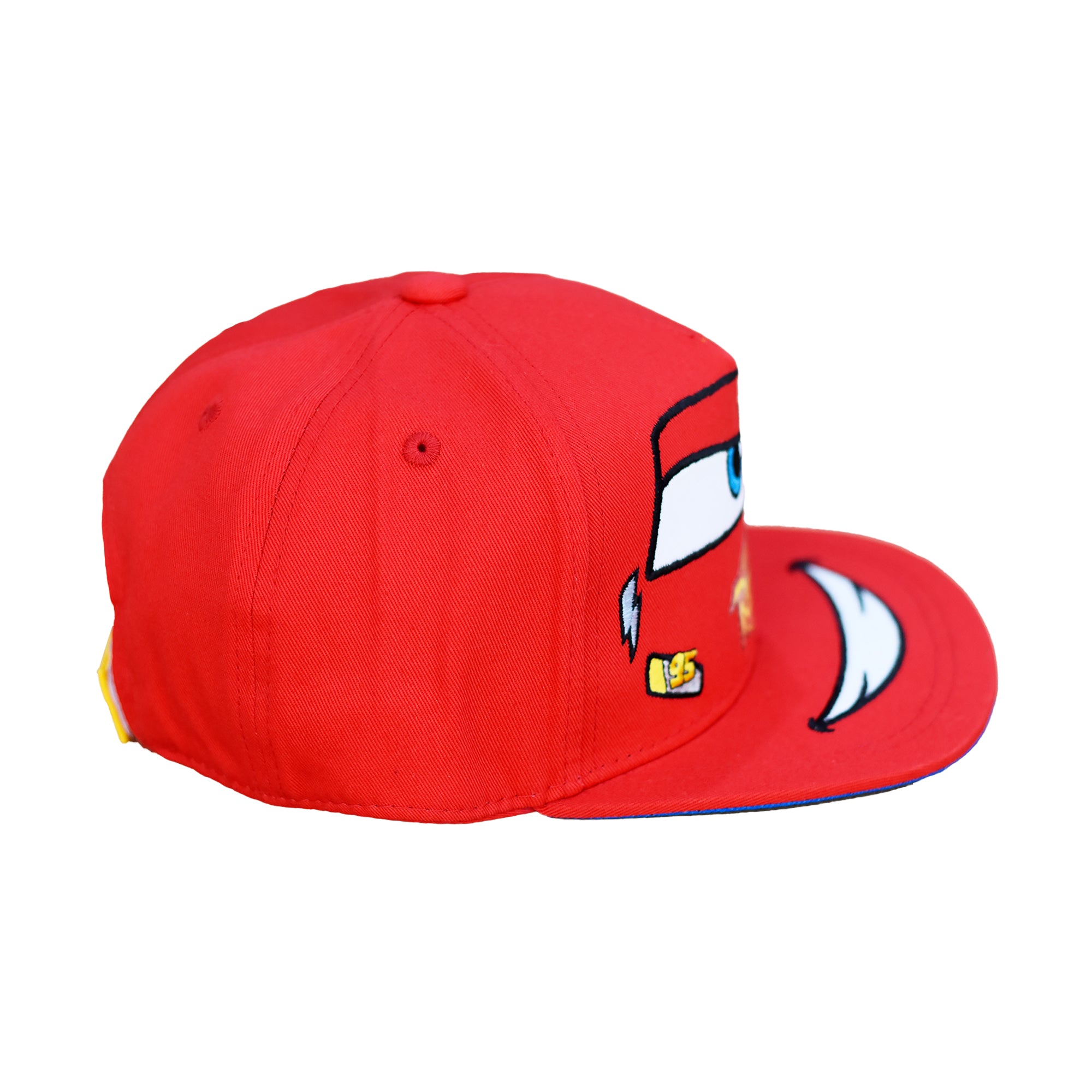 Disney Pixar Cars Baseball Cap, Cotton Adjustable Adult Hat, Red, One Size