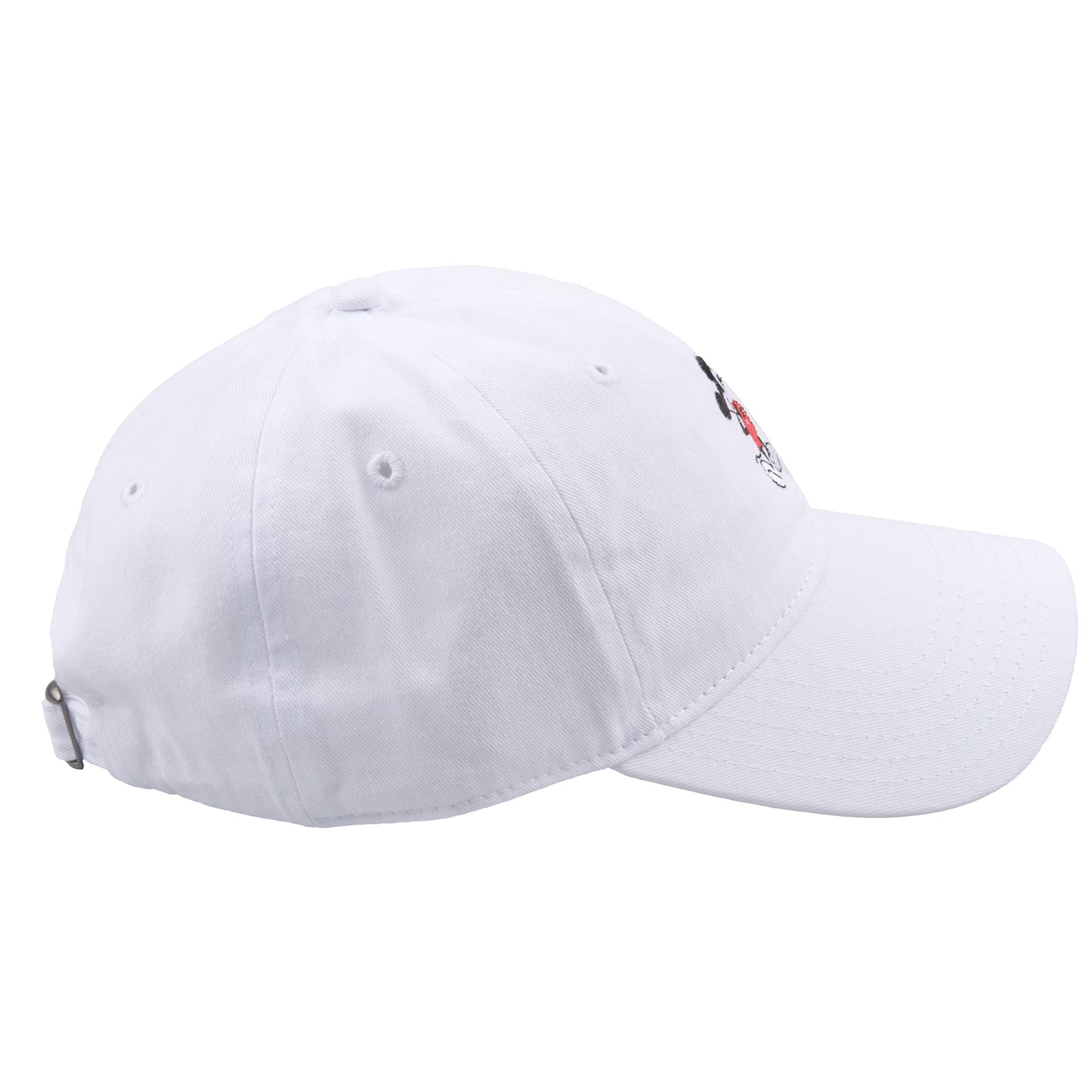 Concept One Disney Mickey Mouse Embroidered Cotton Adjustable Dad Hat with Curved Brim