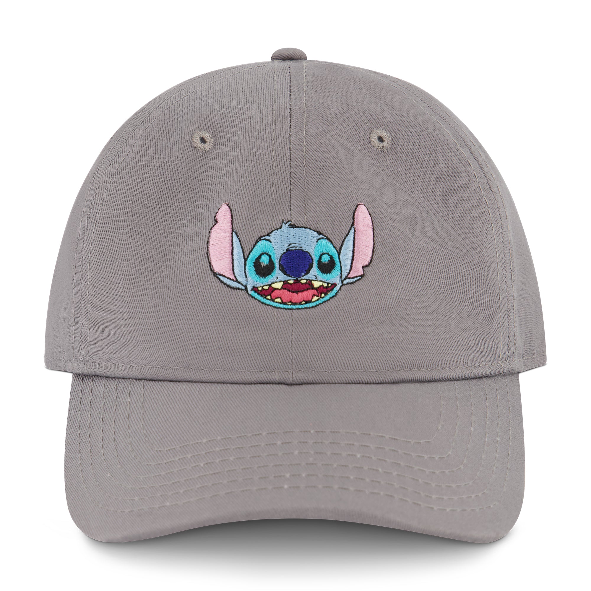 Concept One Disney Stitch Dad Hat, Adjustable Cotton Baseball Cap with Curved Brim