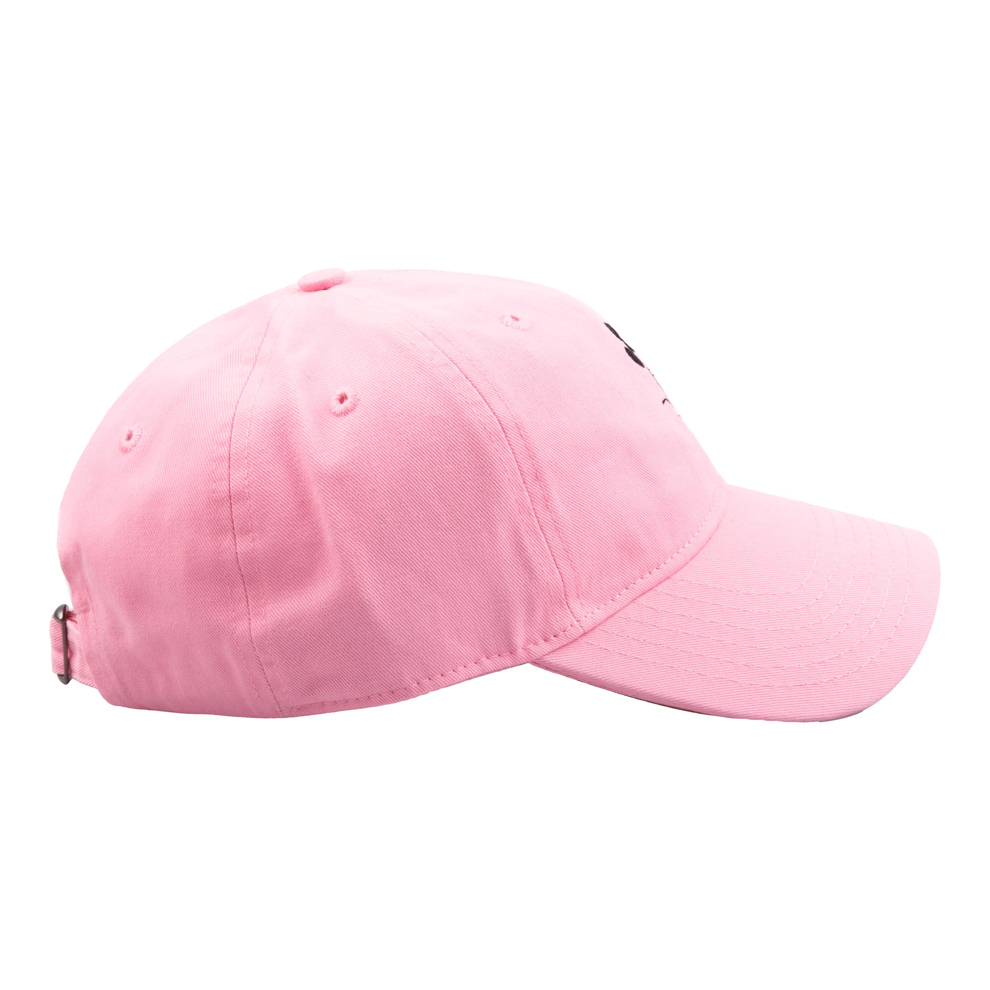 Disney Mickey Mouse Dad Cap With Brush Cotton Washed Embroidery,Pink