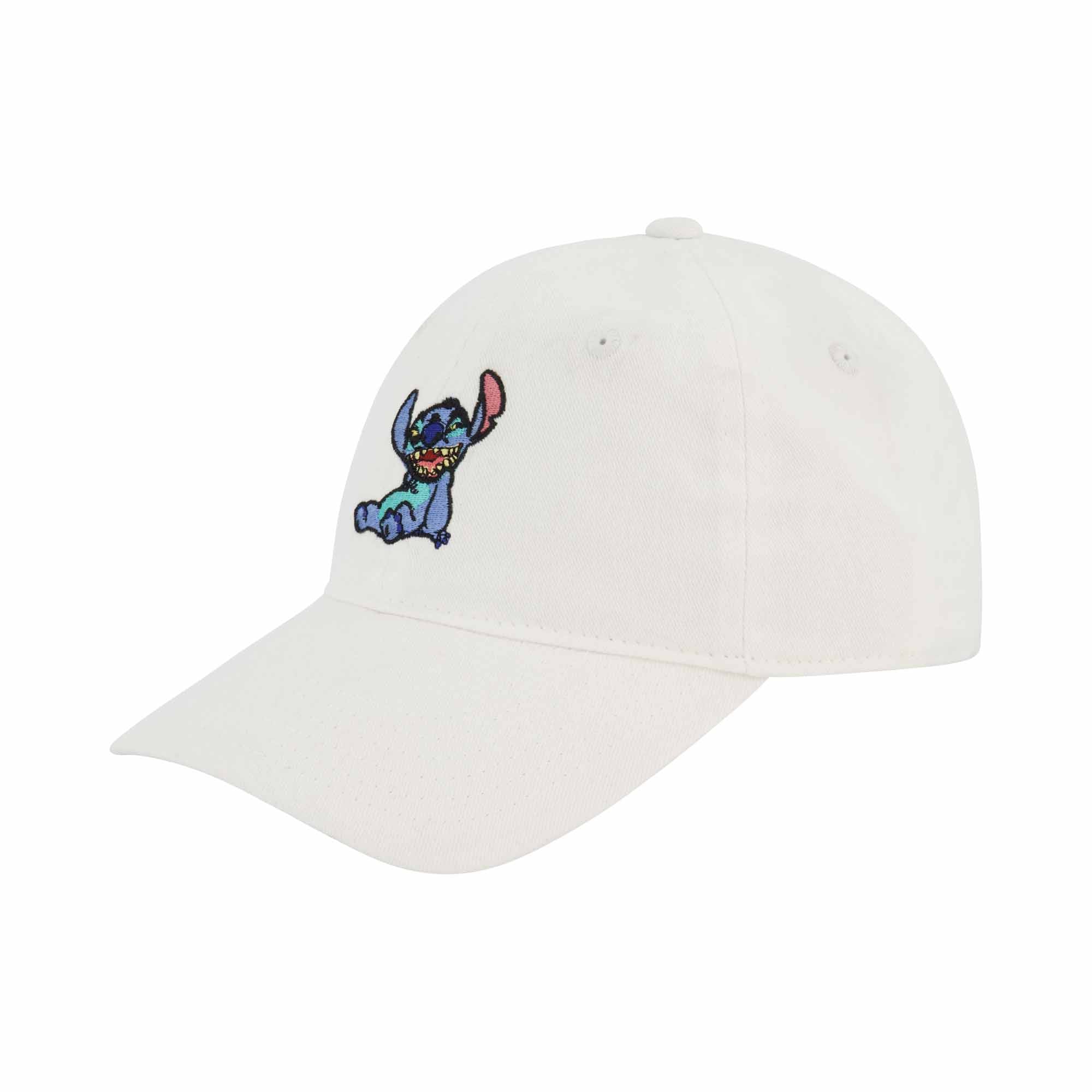 Disney Stitch Dad Hat, Adjustable Cotton Baseball Cap with Curved Brim