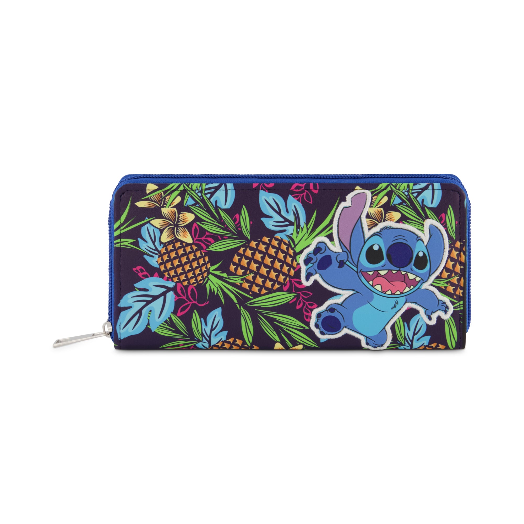 Stitch Neon Vintage Tropical Zip Around, Navy