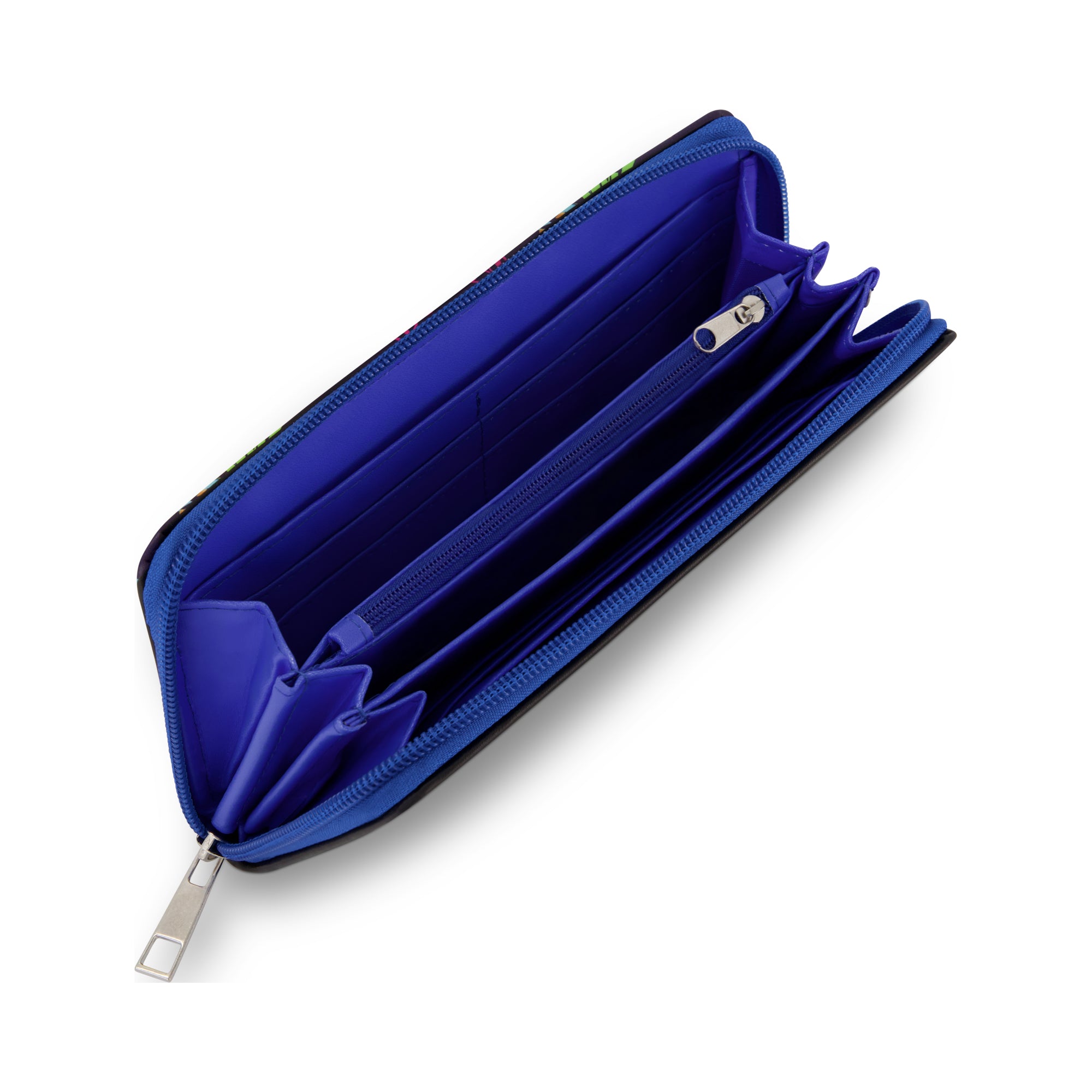 Stitch Neon Vintage Tropical Zip Around, Navy