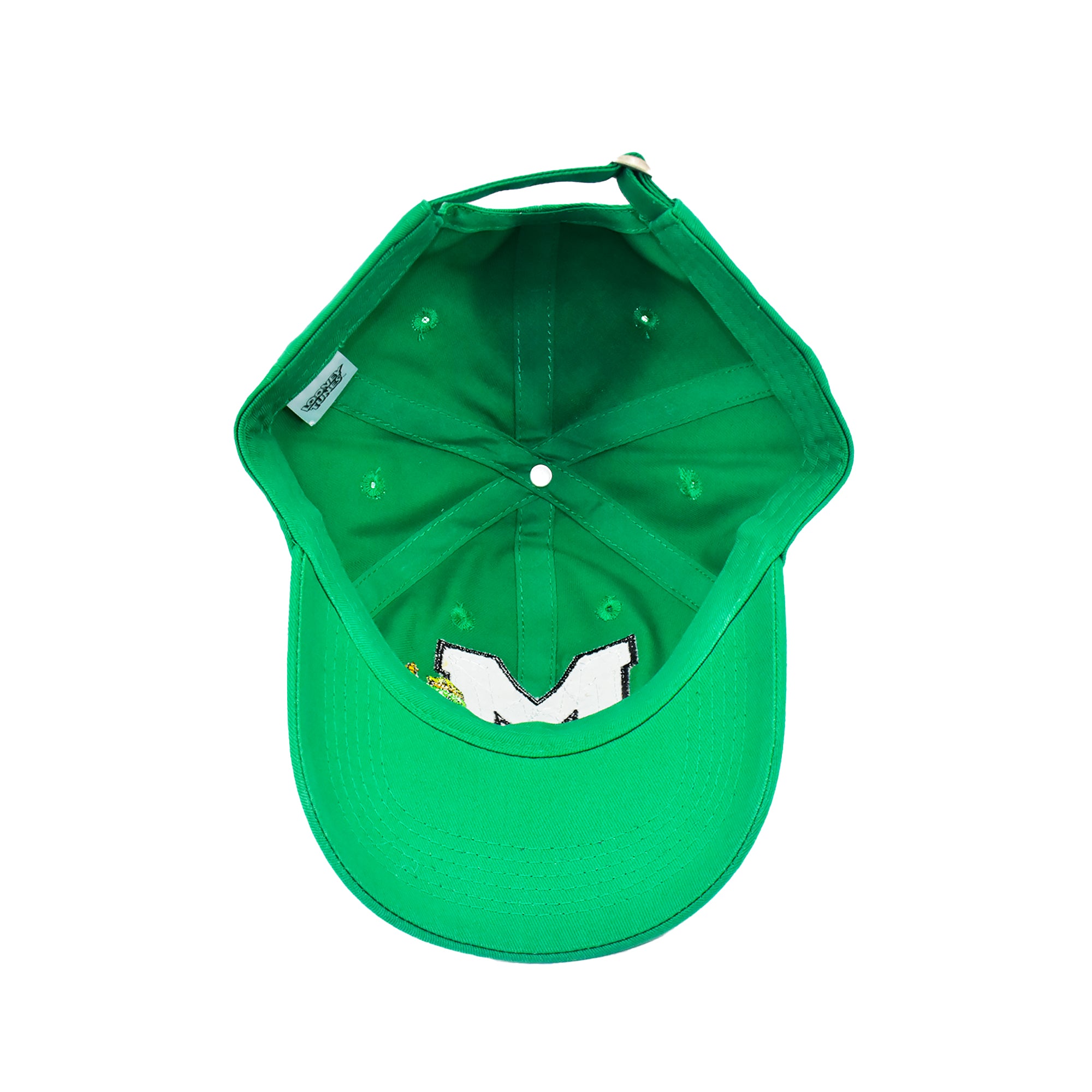 Looney Tunes Marvin the Martian “M” Chenille Dad Cap – Adjustable Curved Brim Hat