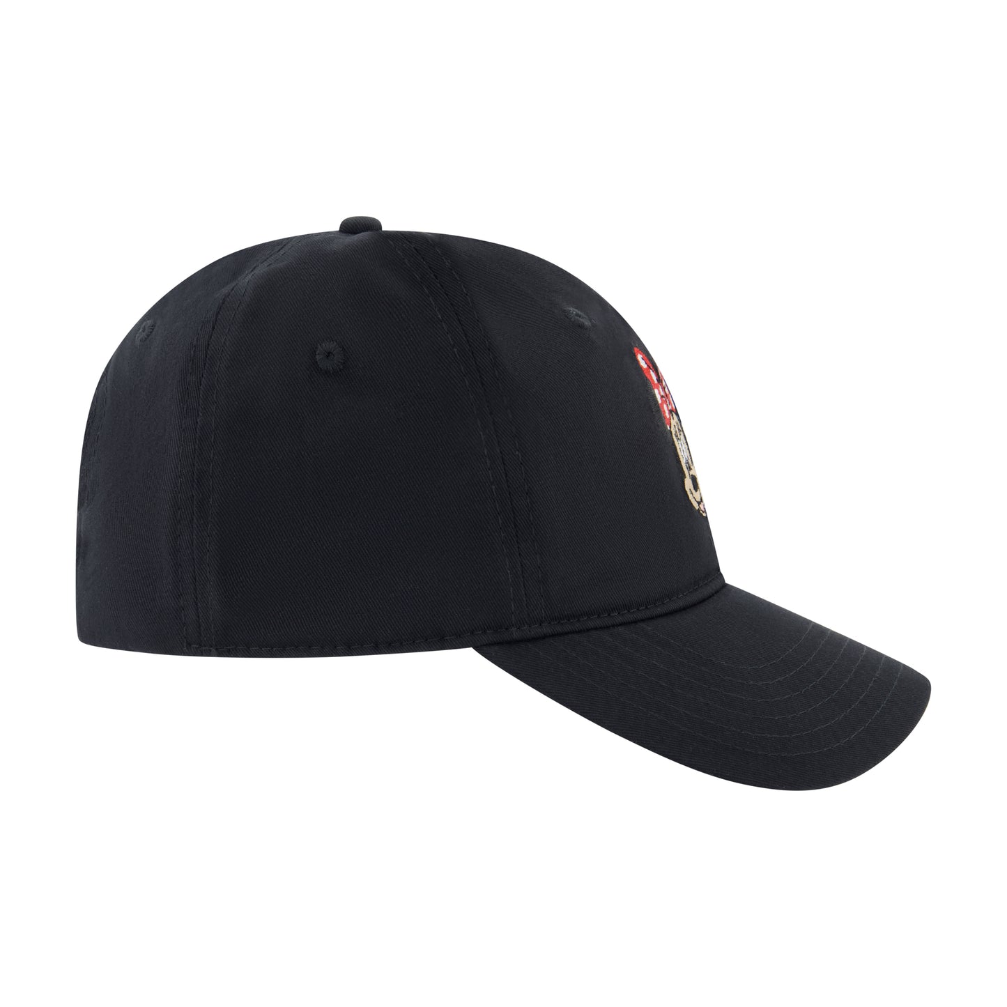Disney Minnie Mouse Dad Hat, Cotton Adjustable Baseball Cap with Curved Brim