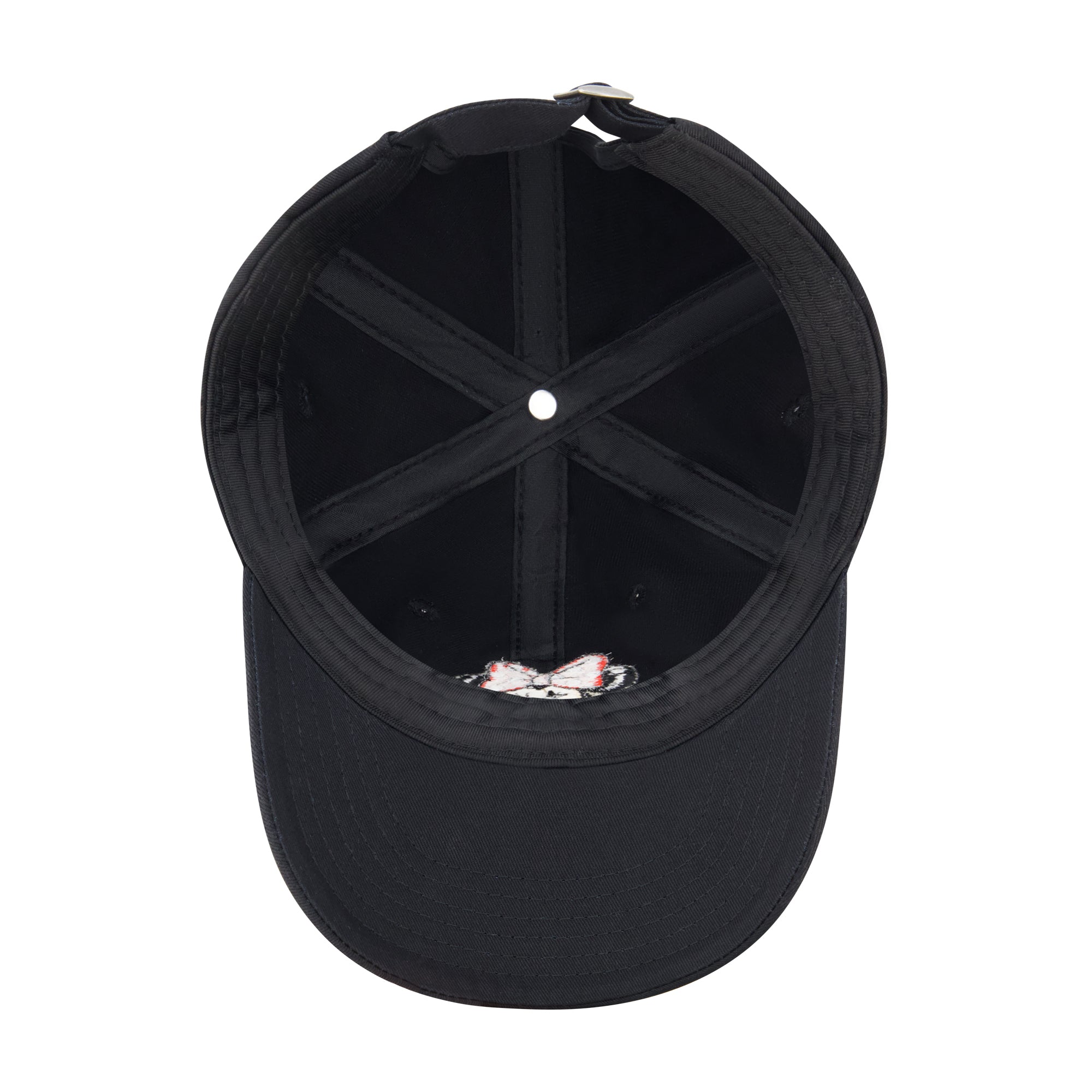 Disney Minnie Mouse Dad Hat, Cotton Adjustable Baseball Cap with Curved Brim