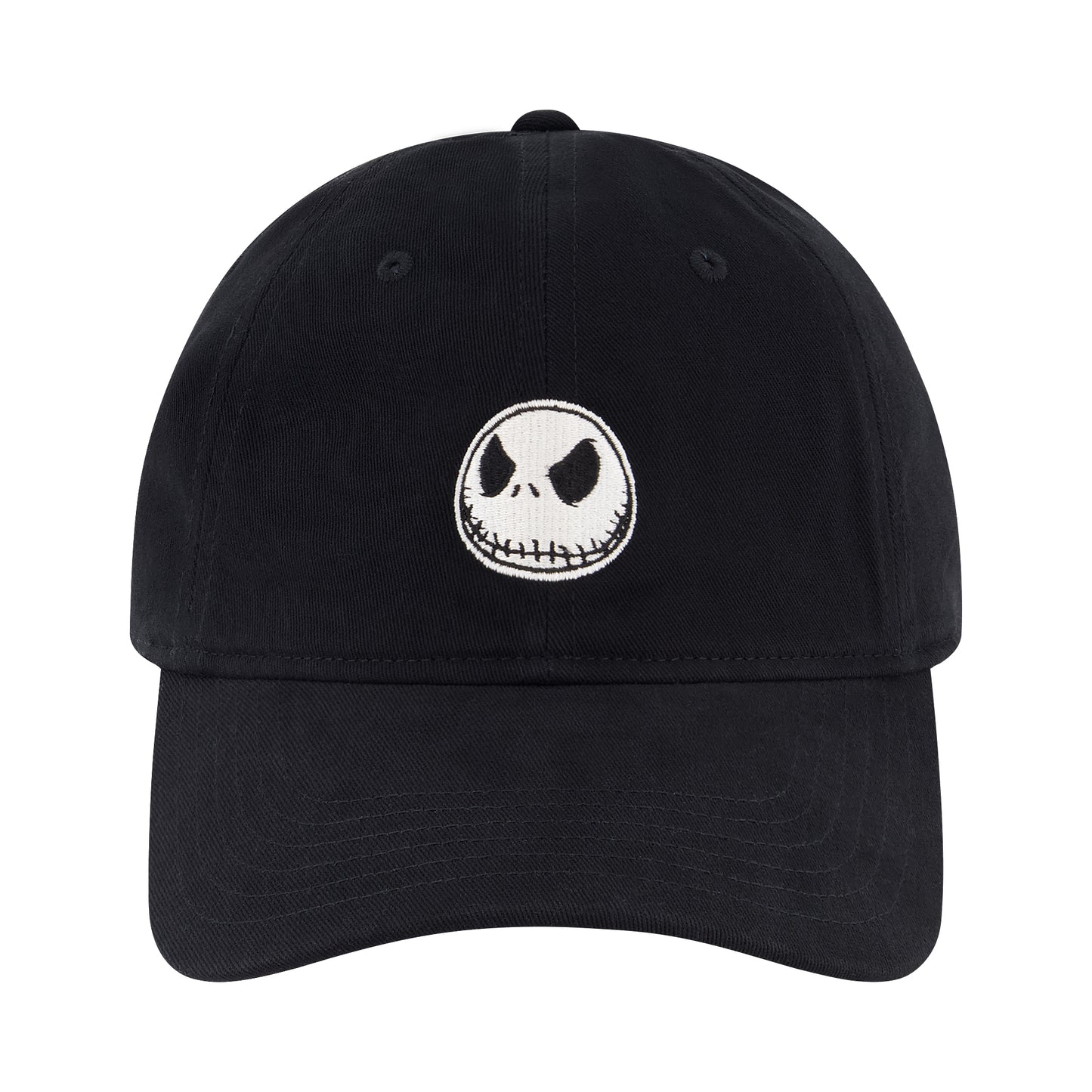 Disney The Nightmare Before Christmas, Jack Skellington Adjustable Baseball Cap, Black, One Size