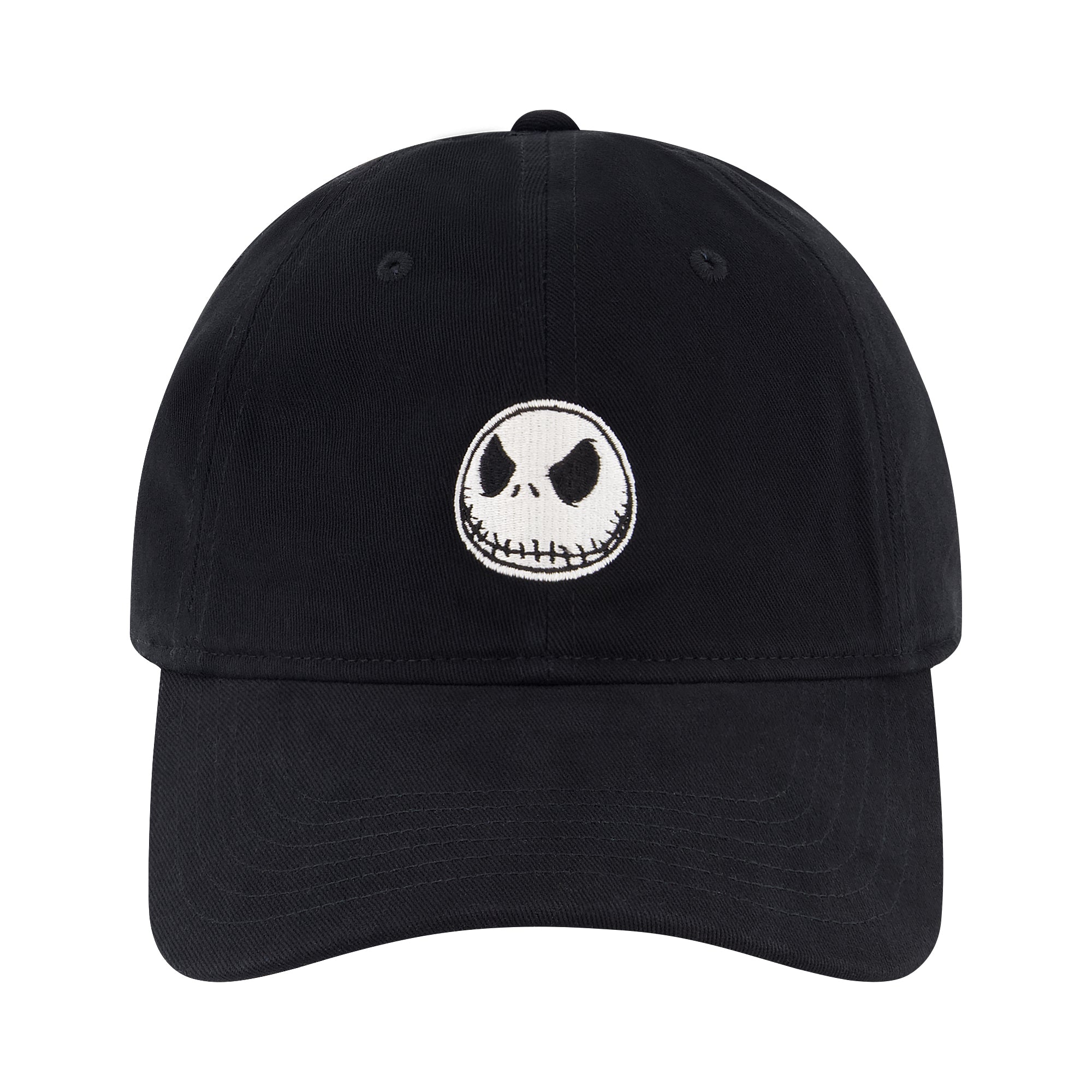 Disney The Nightmare Before Christmas, Jack Skellington Adjustable Baseball Cap, Black, One Size