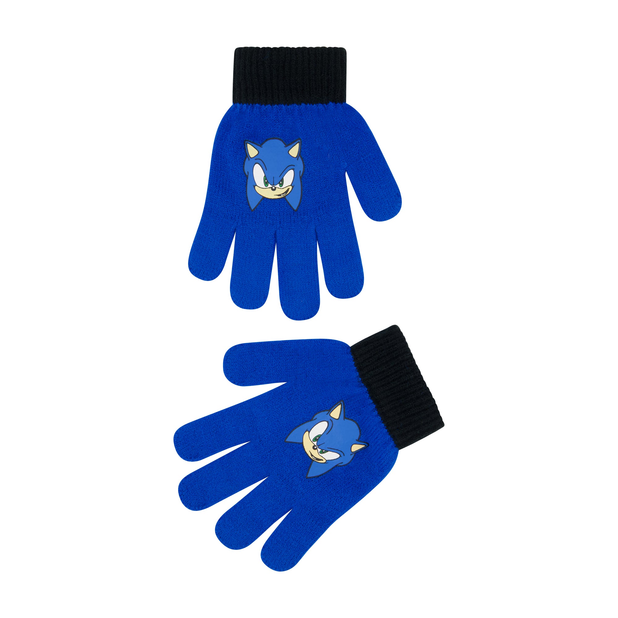 Sonic the Hedgehog Kids’ Winter Hat and Gloves Set - Blue