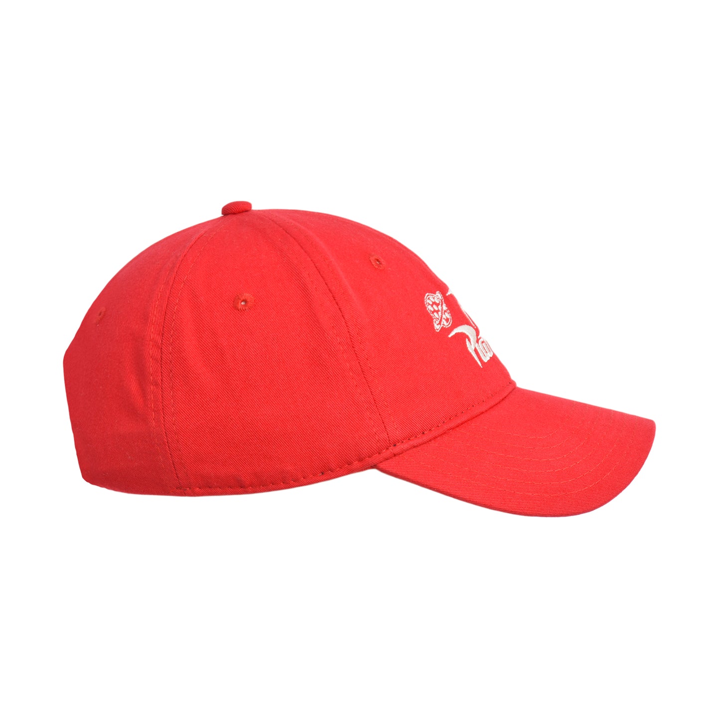 Concept One Mens Disney Pixar Toy Story Dad Hat, Pizza Planet Delivery Cotton Adjustable With Curved Brim Baseball Cap, Red