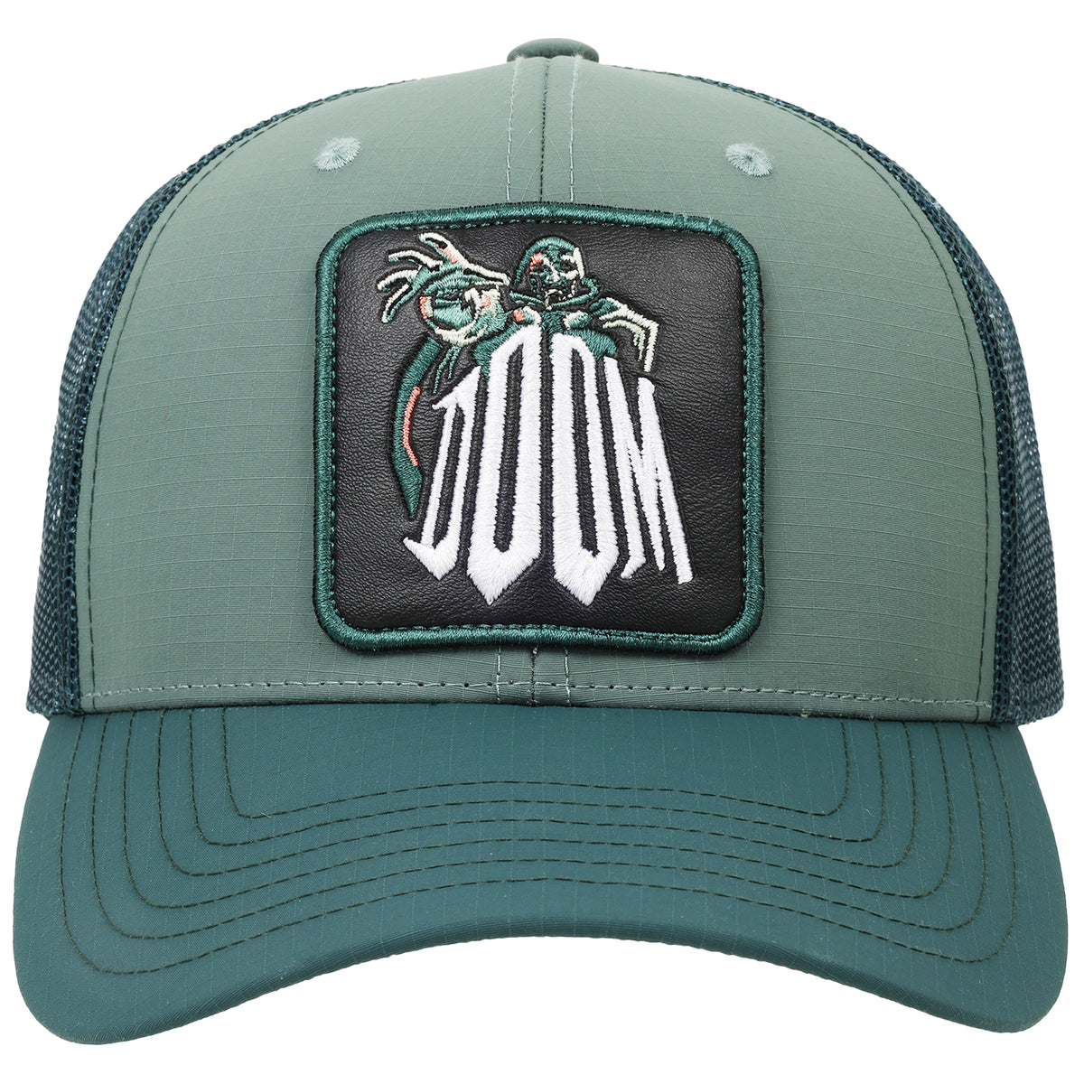 Element x Marvel Doomsday Doctor Doom Geo Word Patch Trucker Baseball Cap – Green