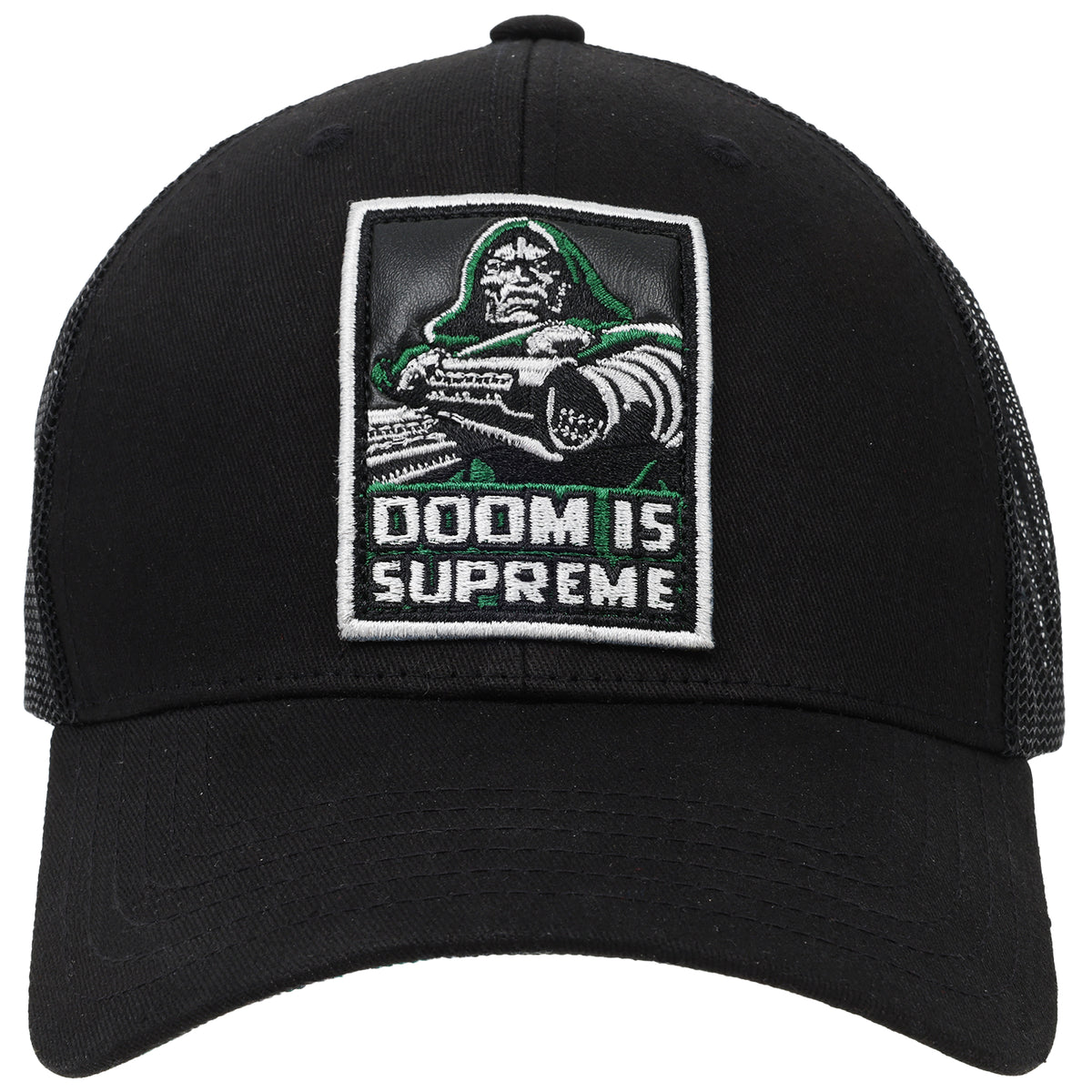 Element x Marvel Avengers: Doomsday Doctor Doom “Doom Is Supreme” Trucker Hat – Black