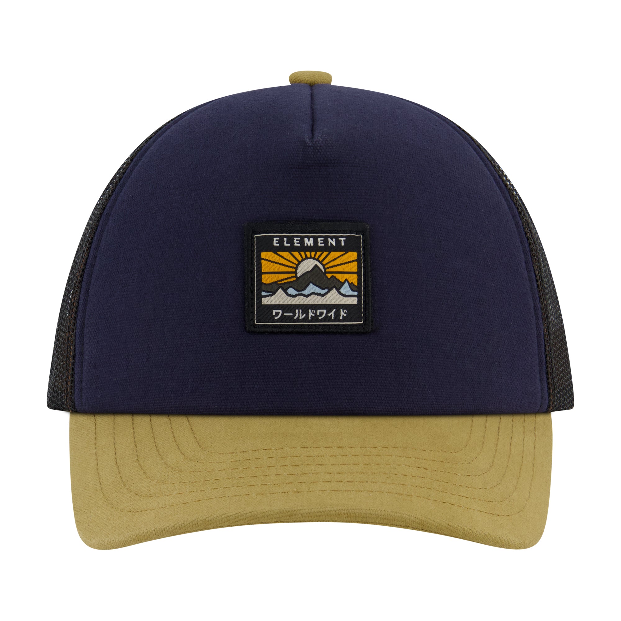 Element Logo Trucker Hat with Mesh Back and Snapback Closure