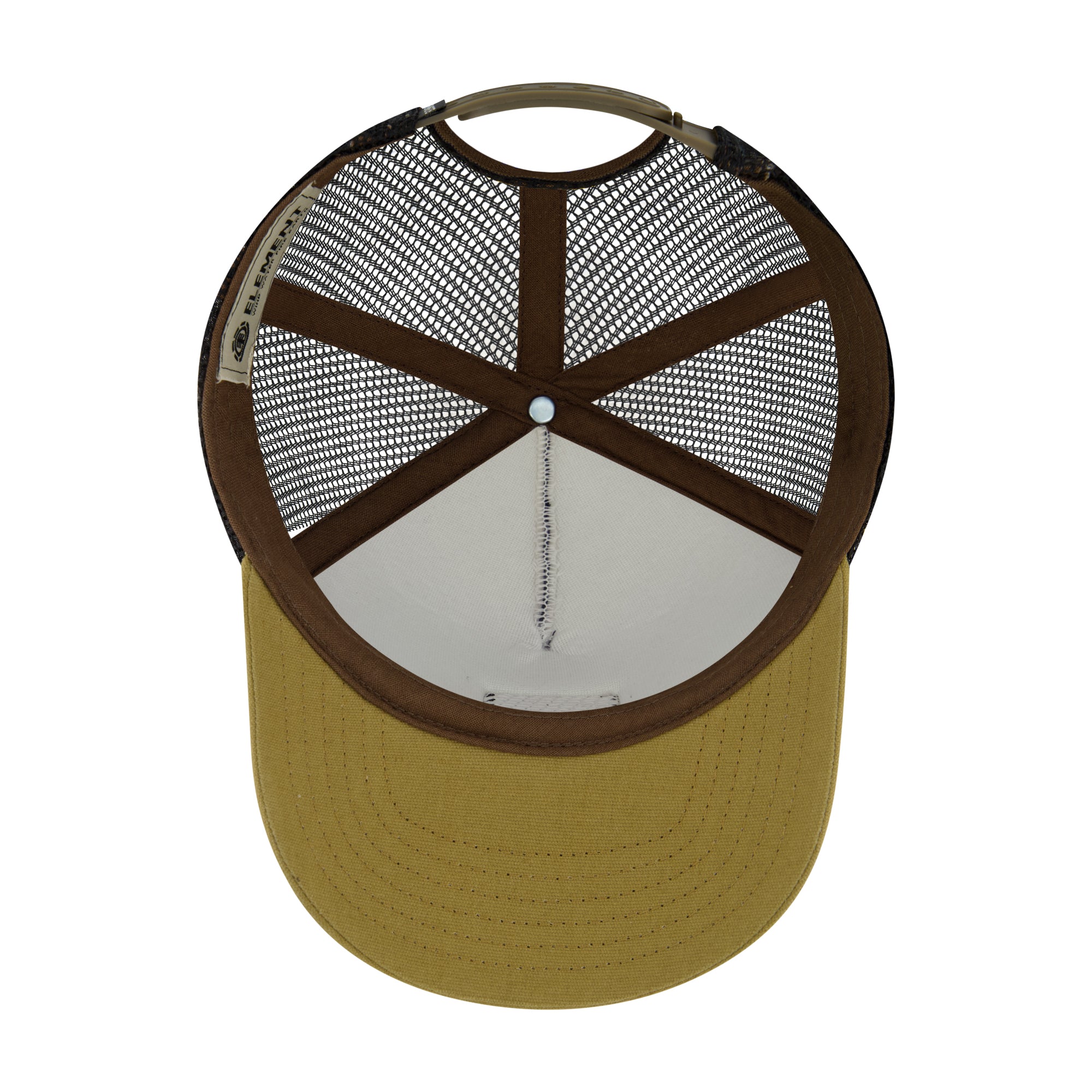 Element Logo Trucker Hat with Mesh Back and Snapback Closure