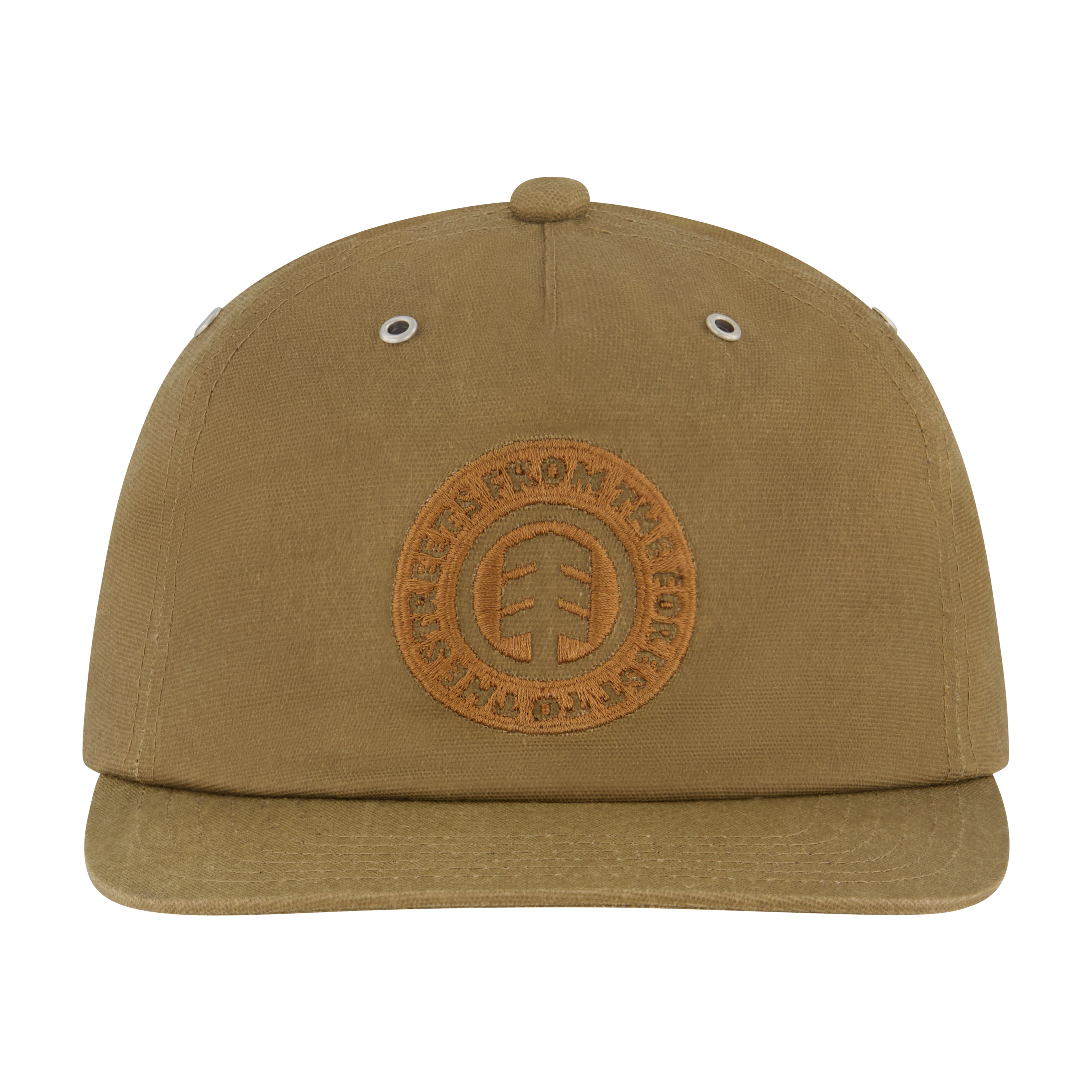 Element Low Profile Flat Brim Cap in Pigment-Dyed Cotton