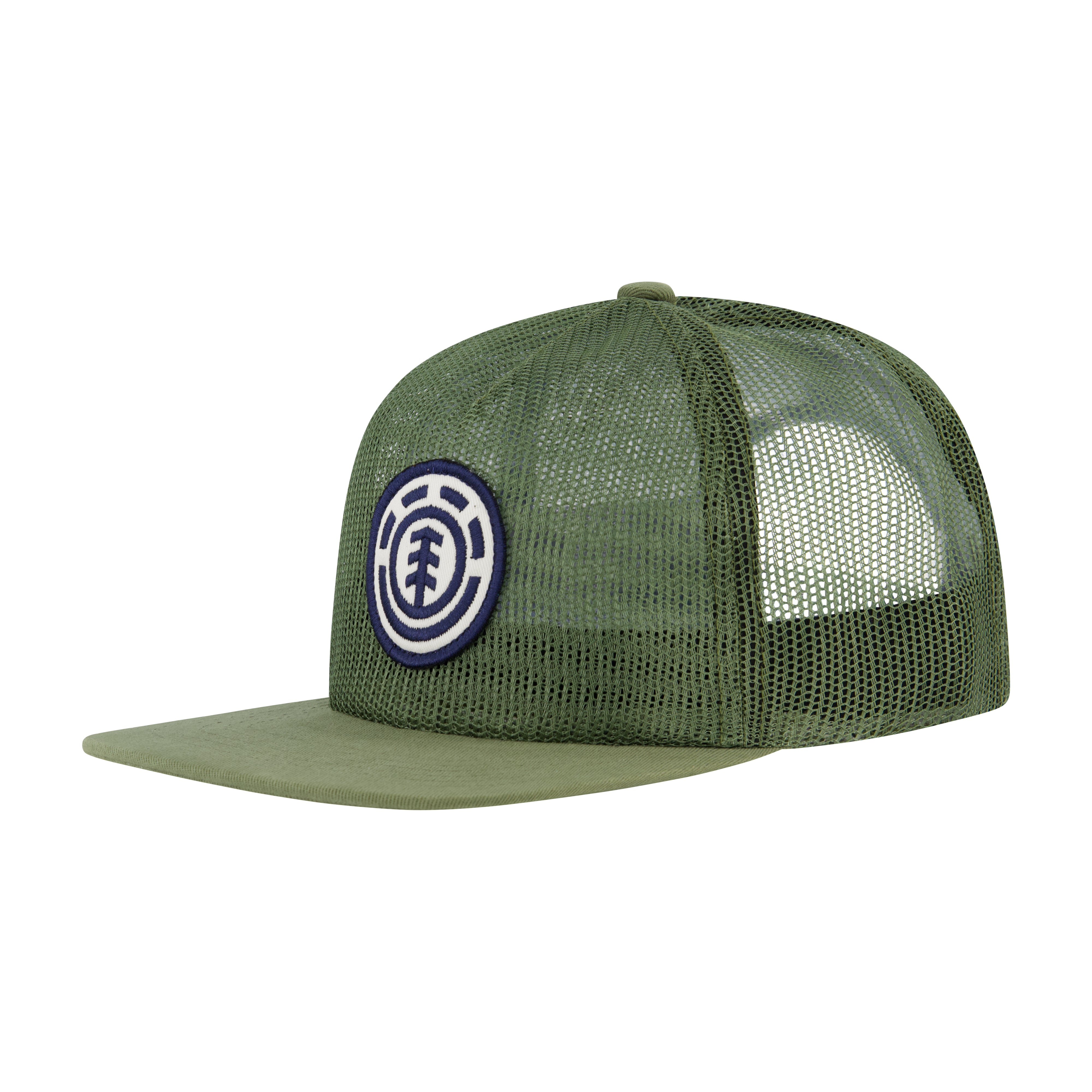 Element Low Profile Mesh Crown Cap with Embroidered Patch Logo