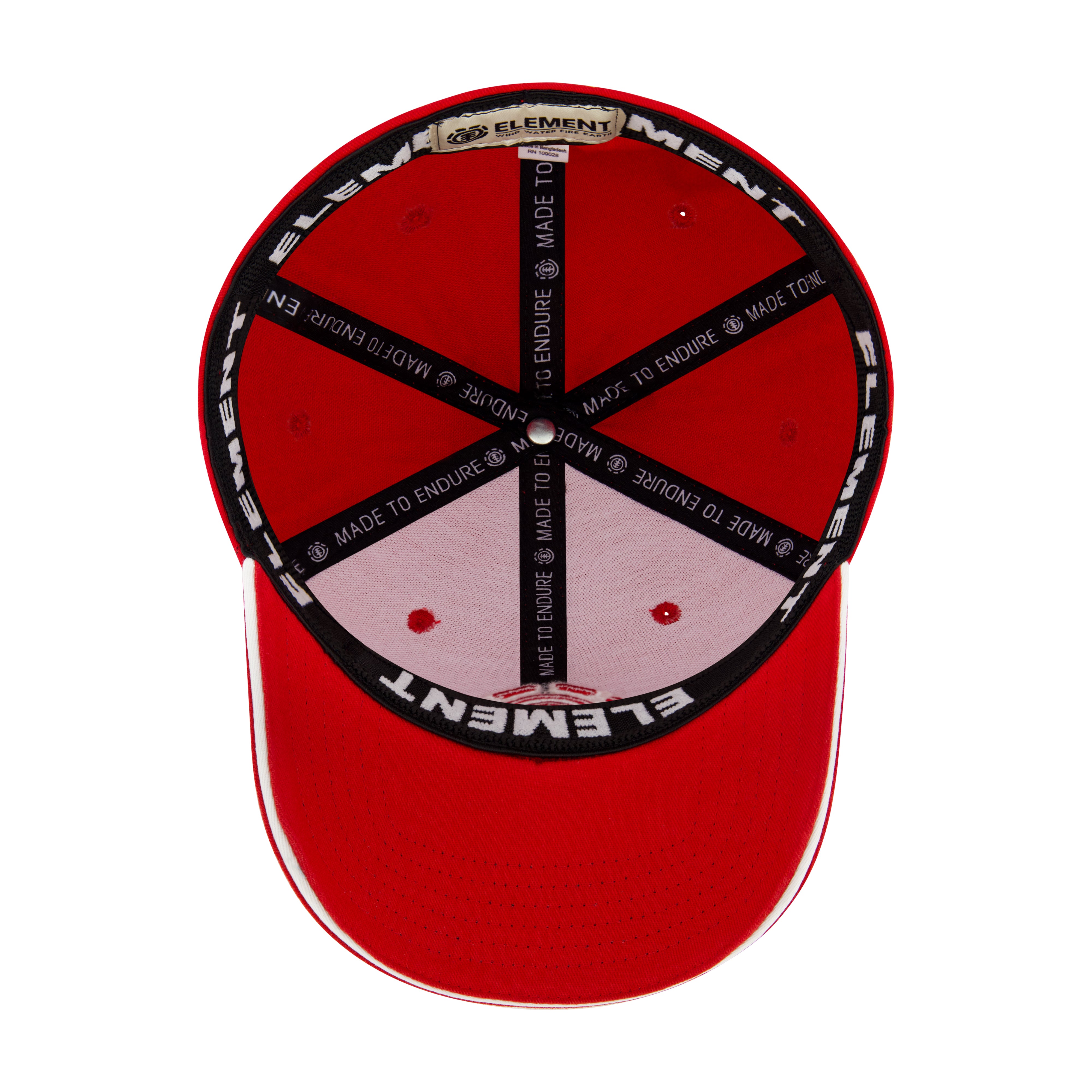 Element Stretch Fit 6-Panel Cap with Curved Visor
