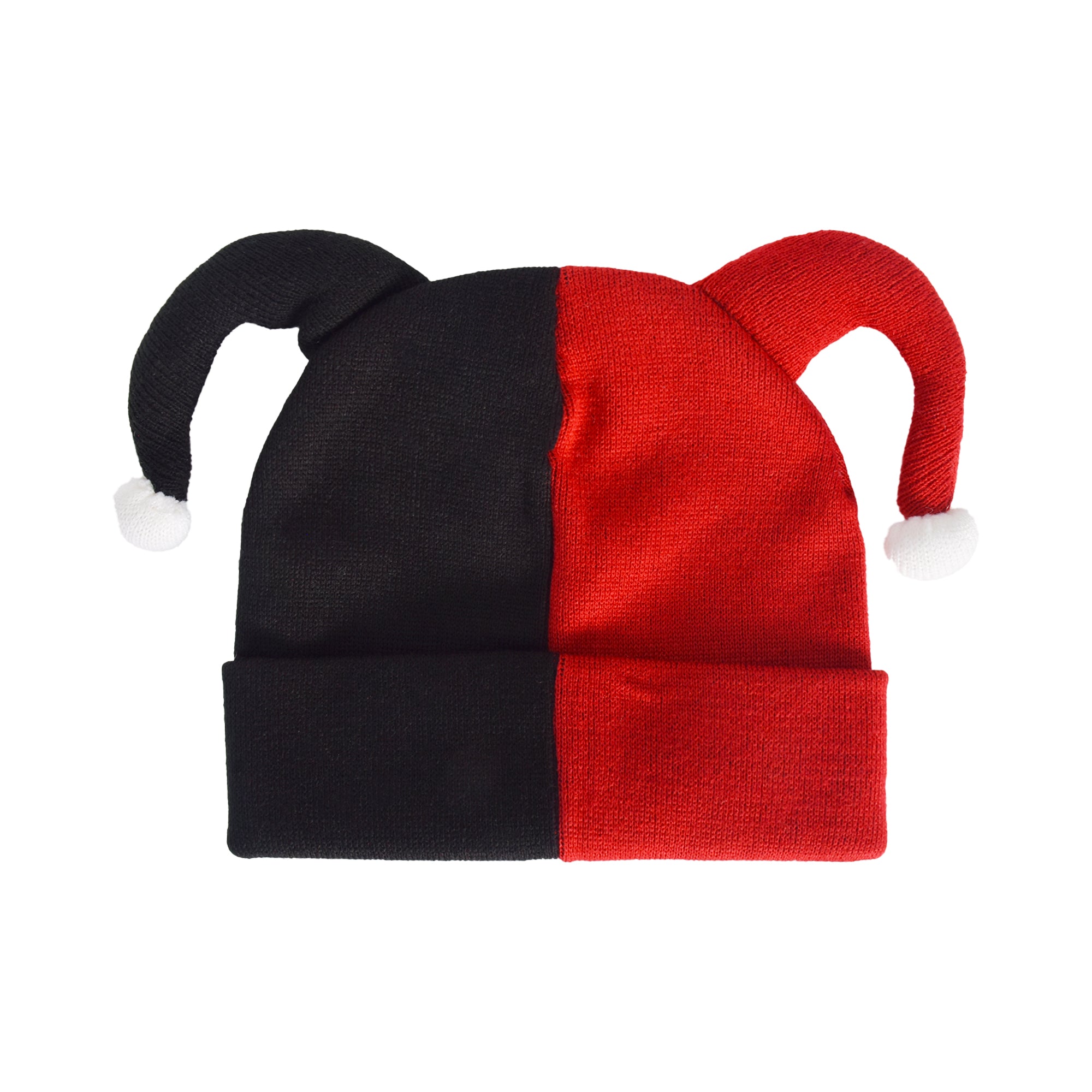 DC Comics Roll Down Cuff Beanie Hat, One Size