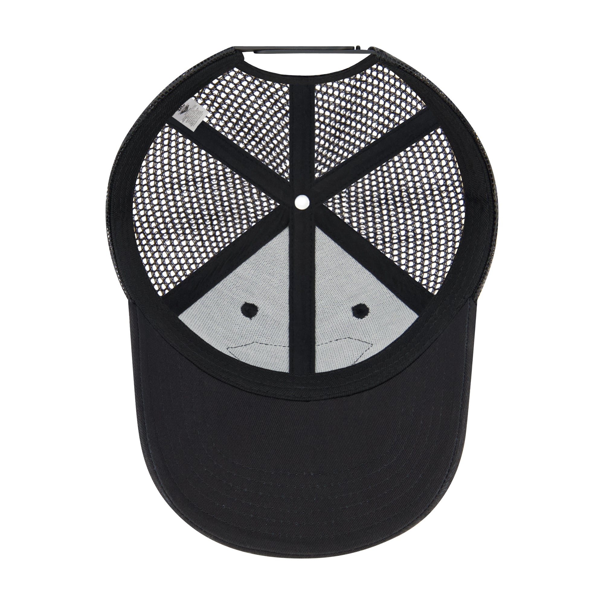 DC Comics Superman Black Trucker Hat – Rubber Logo Patch Adjustable Mesh Cap