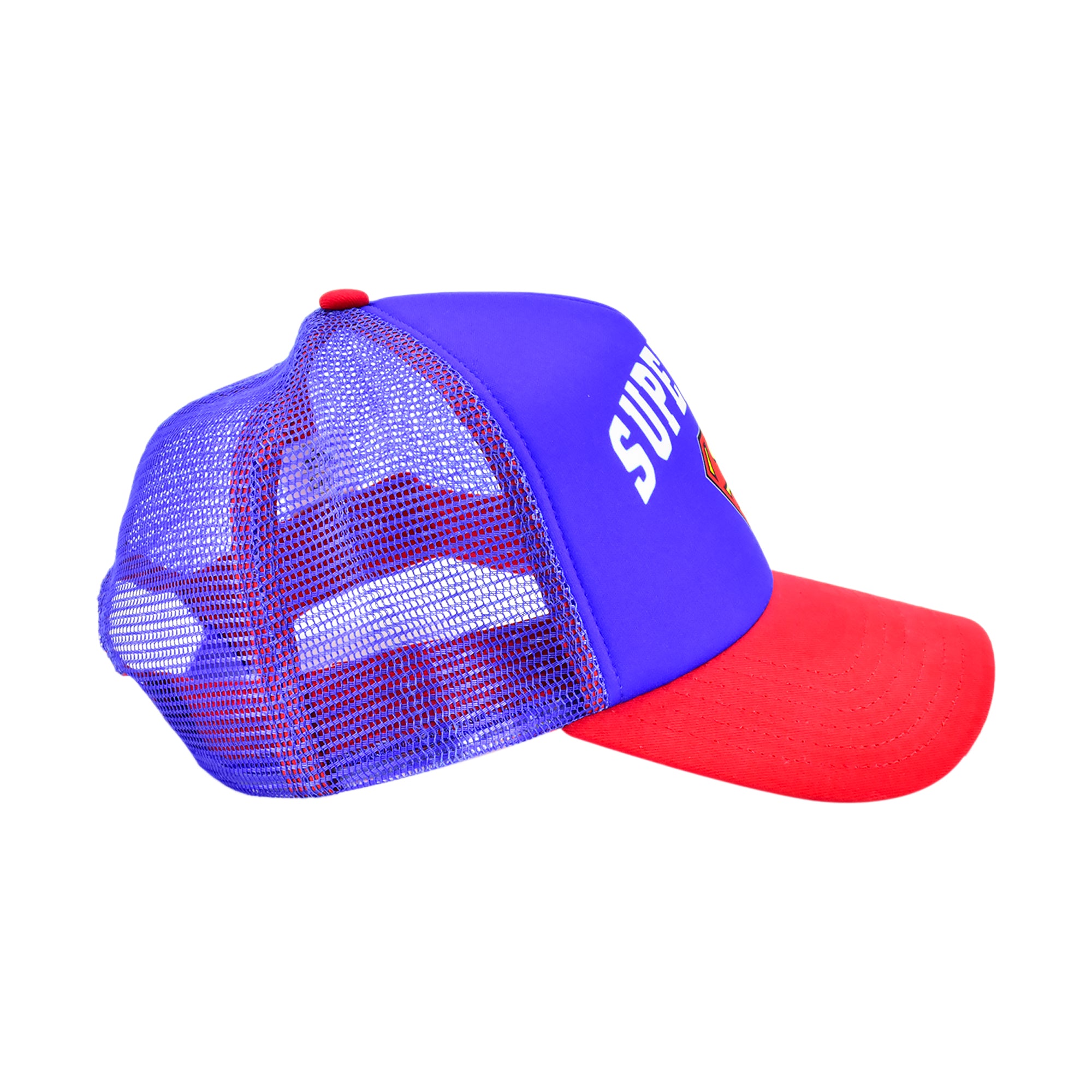 DC Comics Superman Classic Logo Trucker Hat – Adjustable Mesh Back Cap