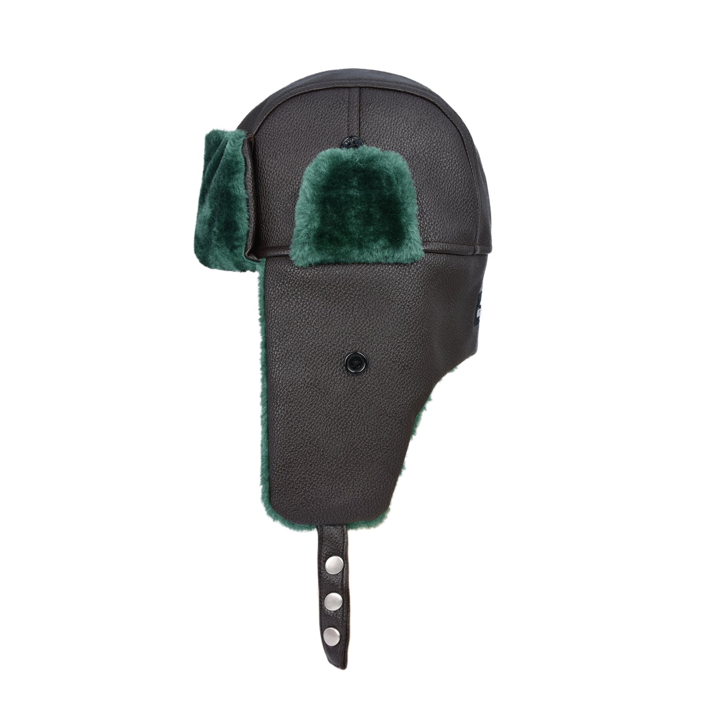 National Lampoon's Christmas Vacation Cousin Eddie Faux Fur Trapper Hat, Green, One Size