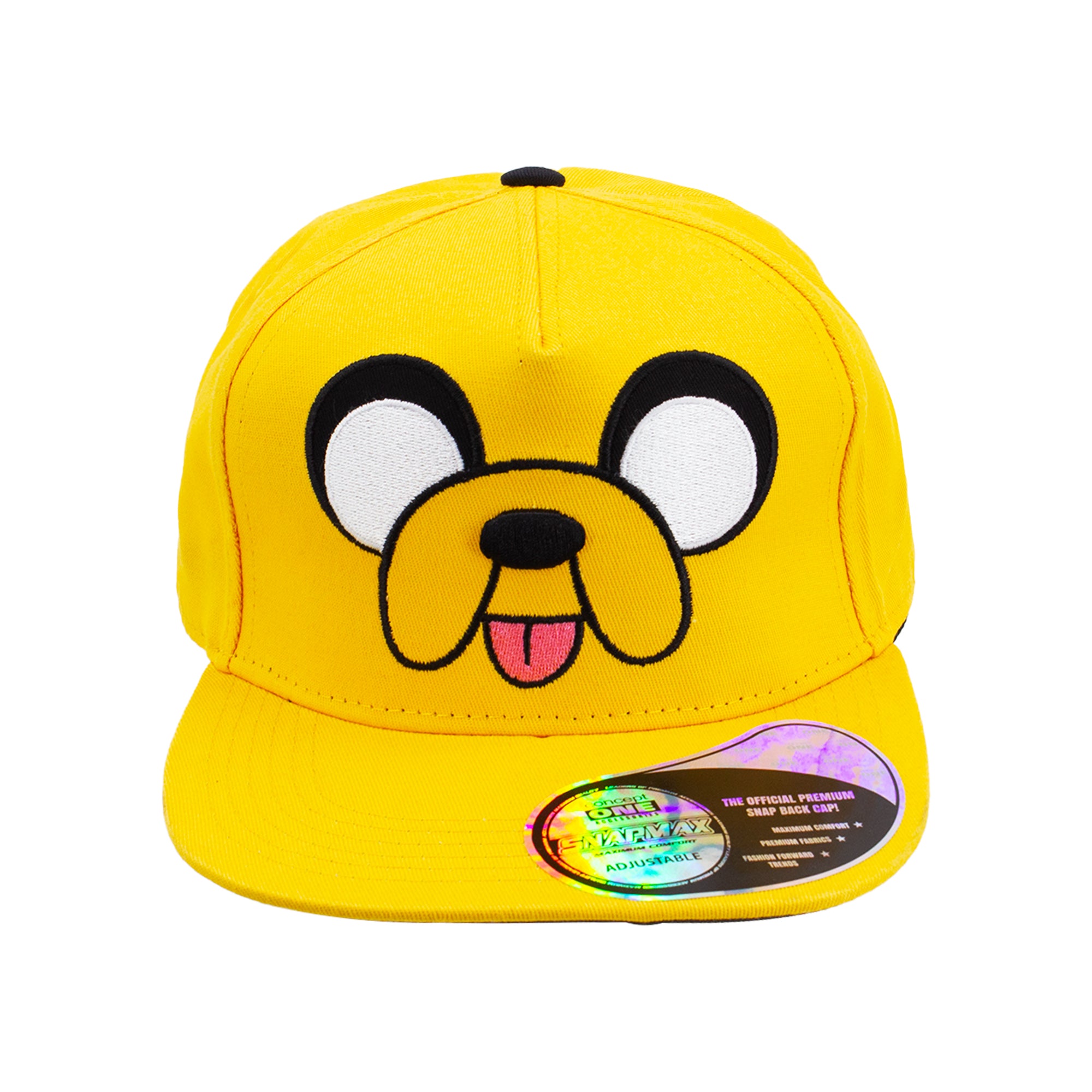 Adventure Time "Big Face Jake" Flat/3D Embroidery, Yellow