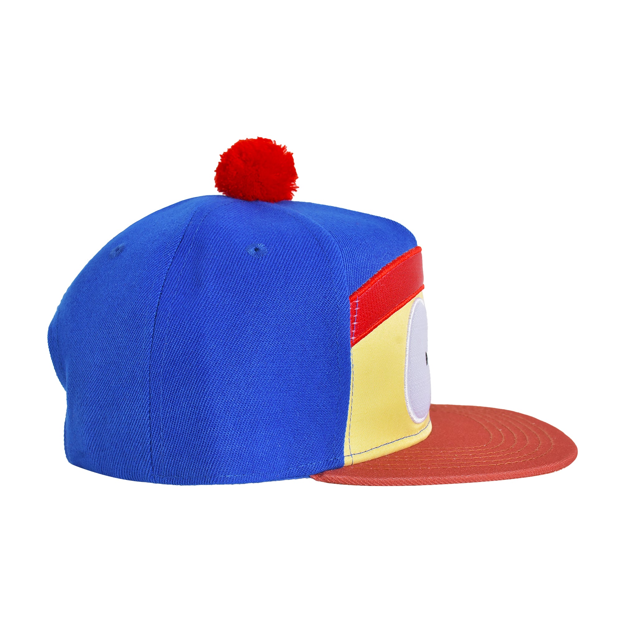 South Park Stan Cosplay 3D Pom Flat Brim Snapback Hat