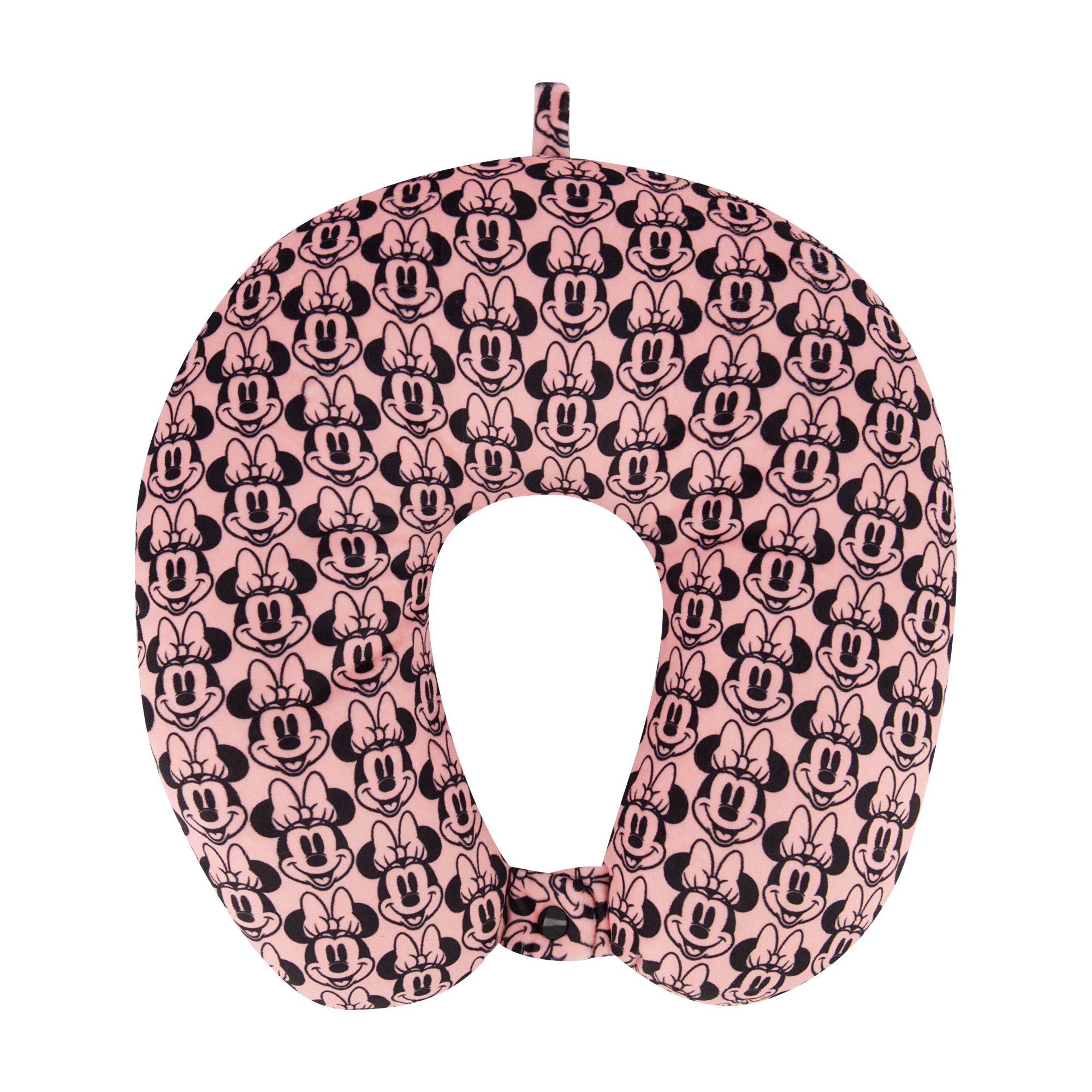 Disney Minnie Mouse Travel Neck Pillow for Airplane, Car and Office Comfortable and Breathable, Blush