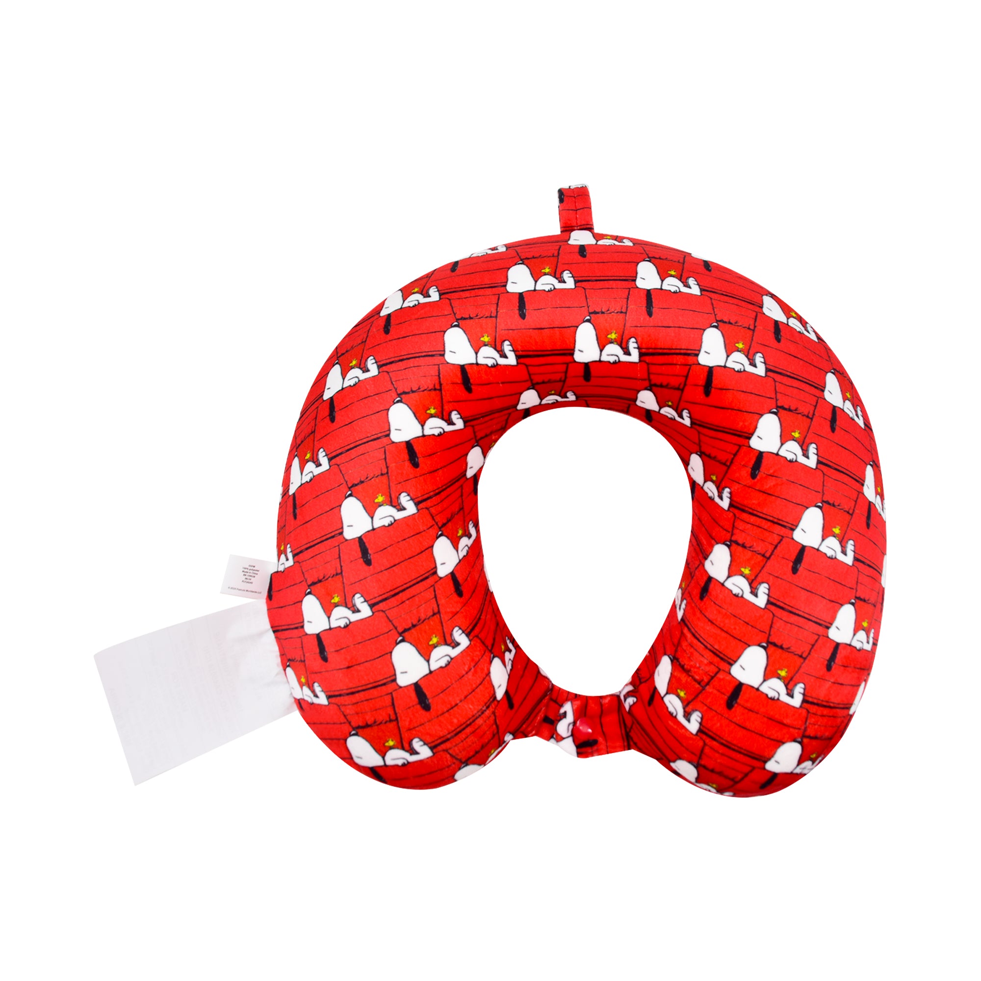 Peanuts Snoopy Dog House Memory Foam Travel Neck Pillow