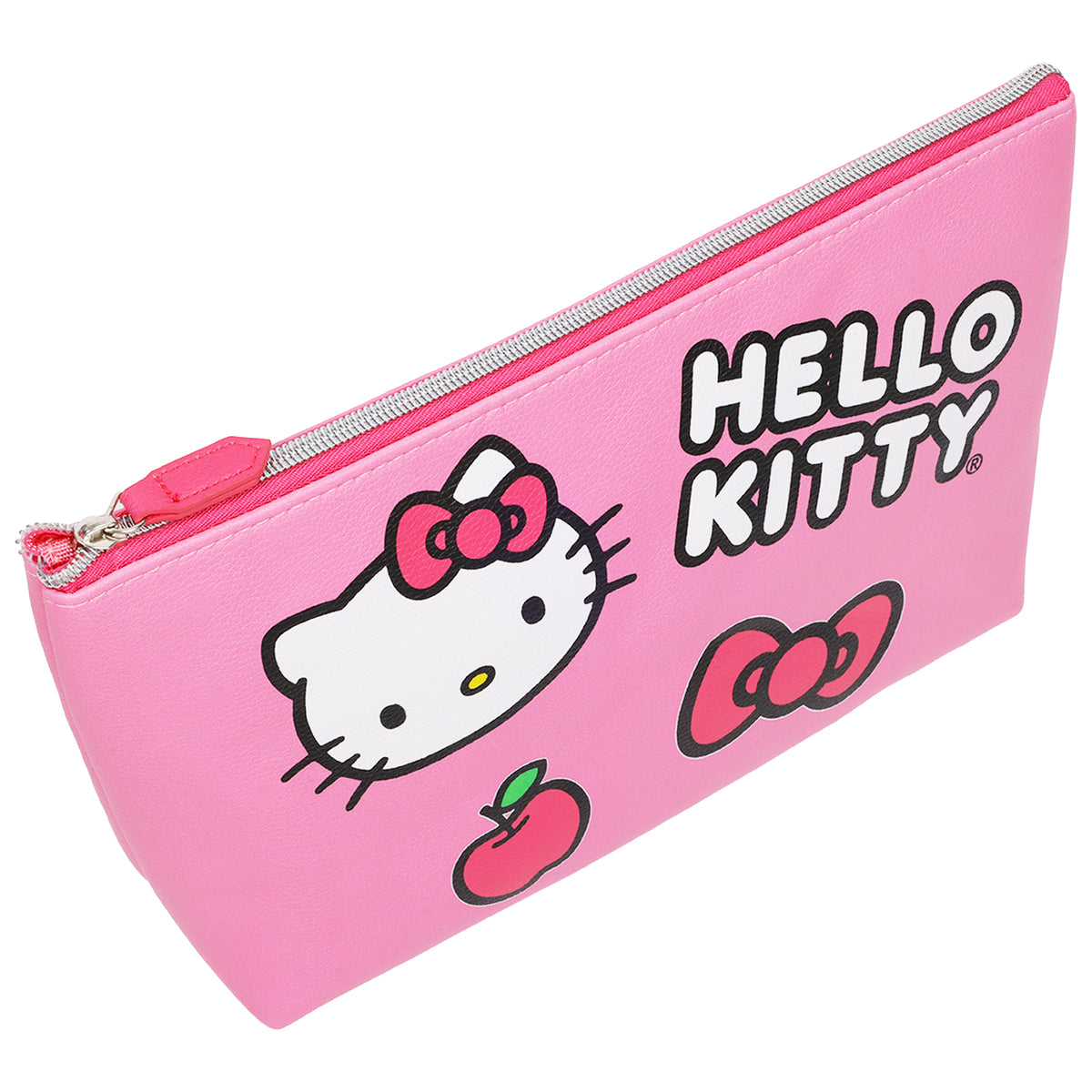 Hello Kitty Icon & Logo Travel Cosmetic Bag – Pink