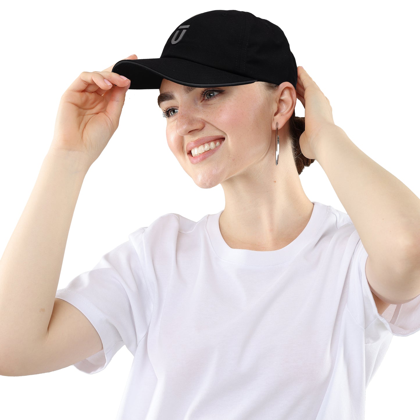 FŪL Elastic Bungee Cap with Reflective Sandwich Visor