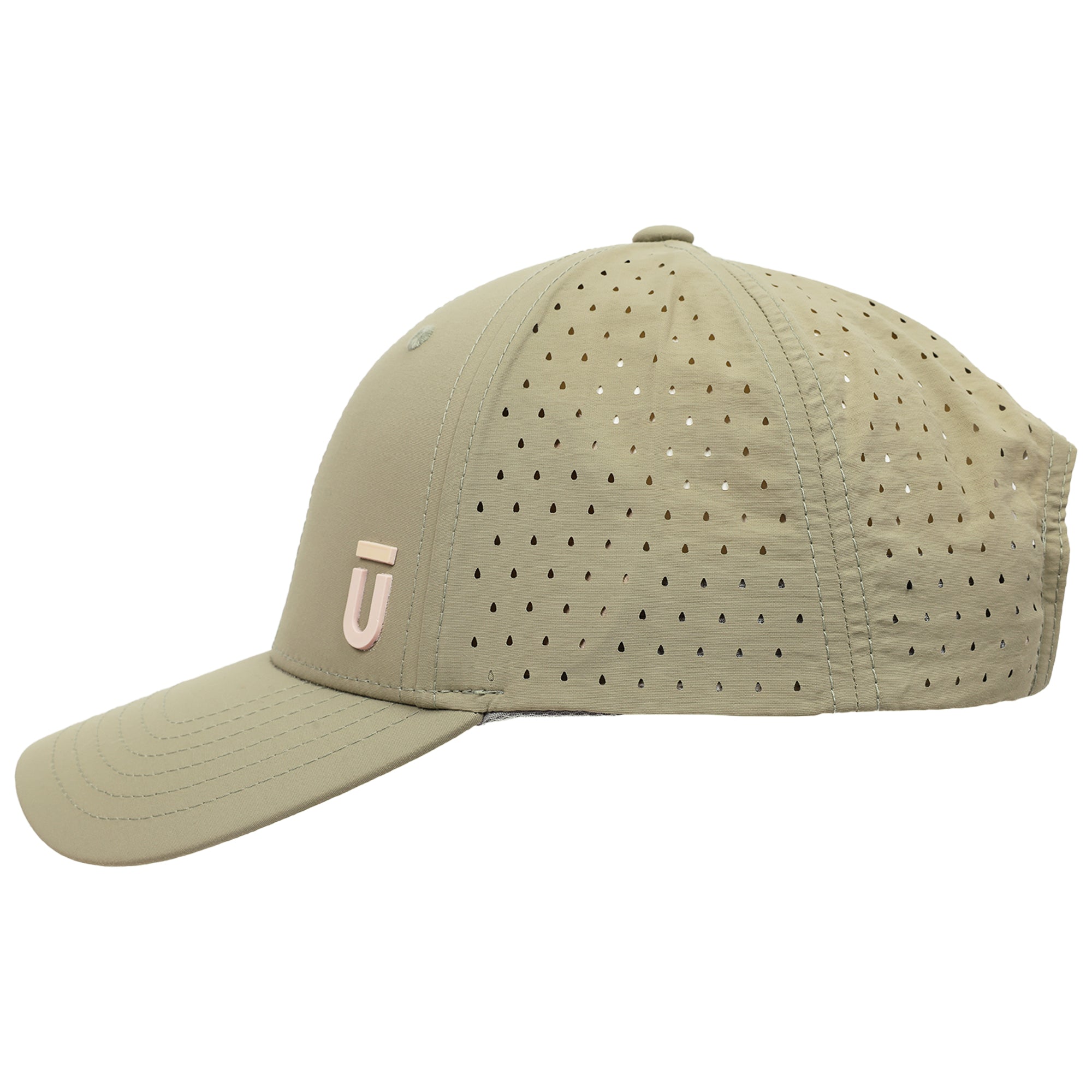 FŪL Perforated Nylon Cap with 3D Rubber Logo and Elastic Logo Backstrap
