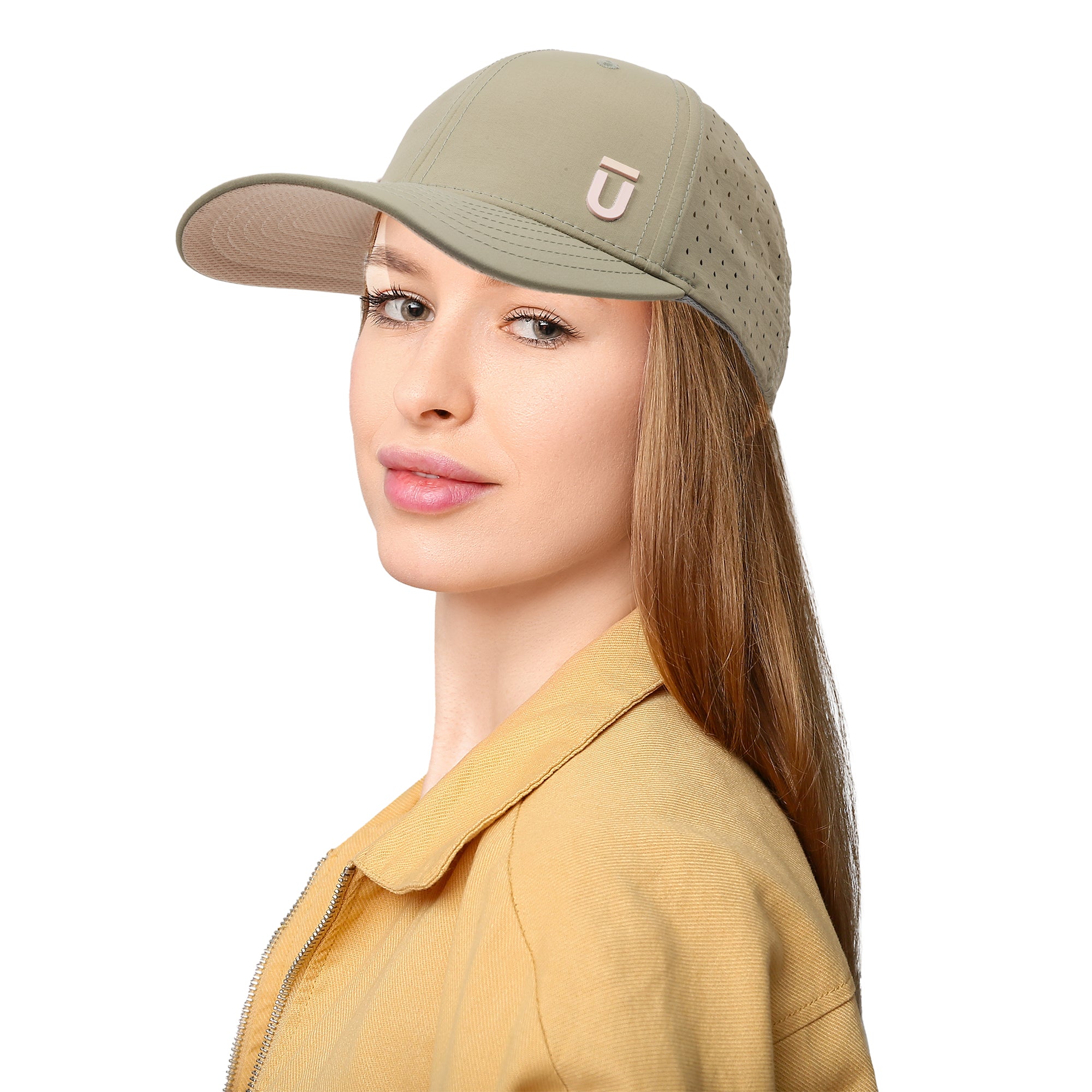 FŪL Perforated Nylon Cap with 3D Rubber Logo and Elastic Logo Backstrap