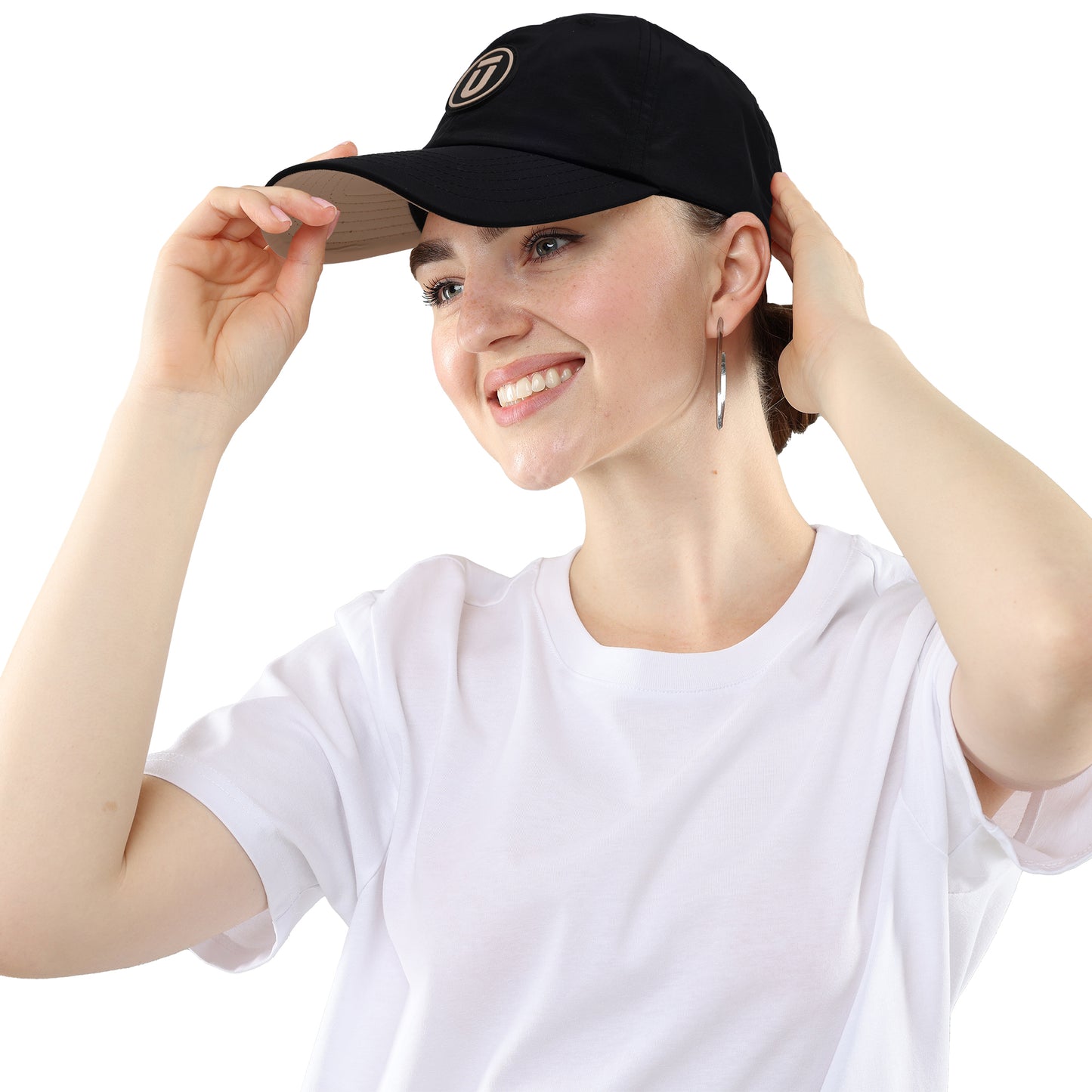 FŪL Rubber Patch Nylon Cap with Rubber Tab hook and loop Backstrap