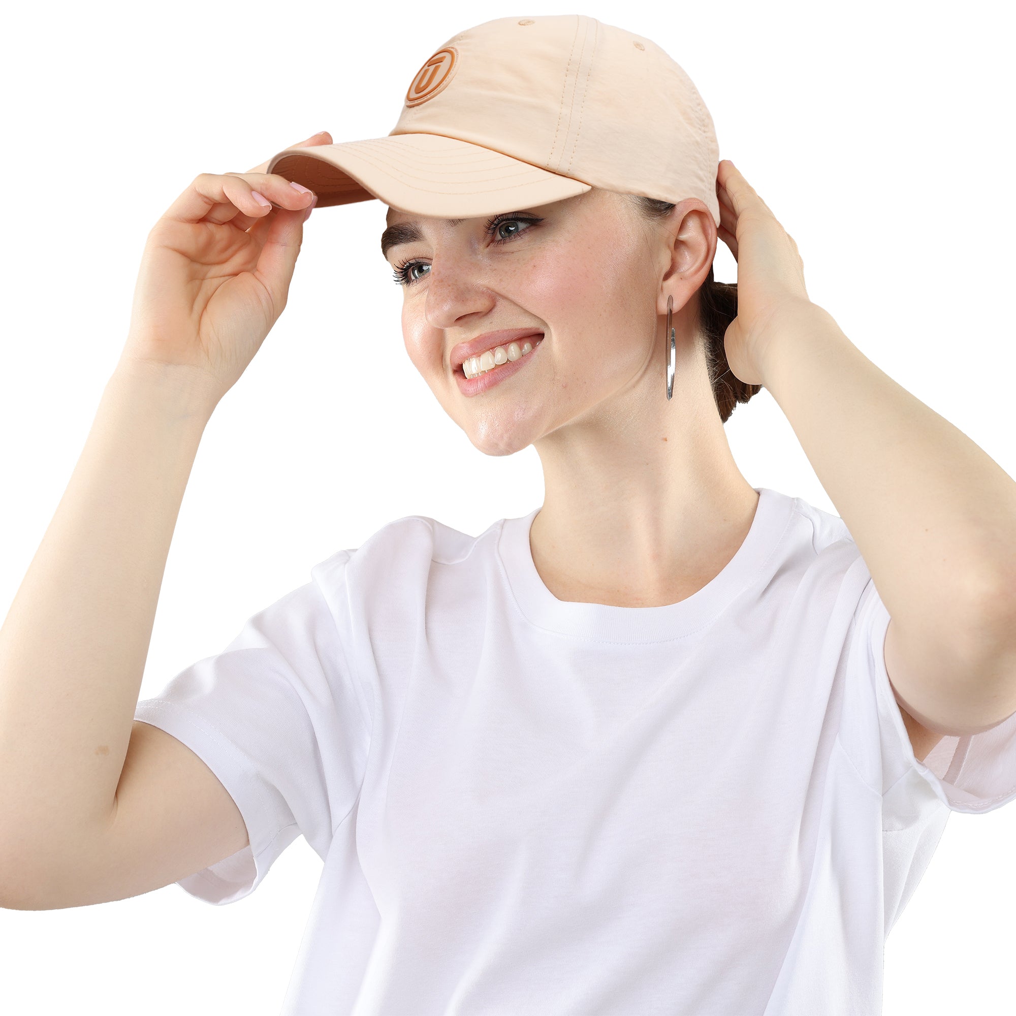 FŪL Rubber Patch Nylon Cap with Rubber Tab hook and loop Backstrap