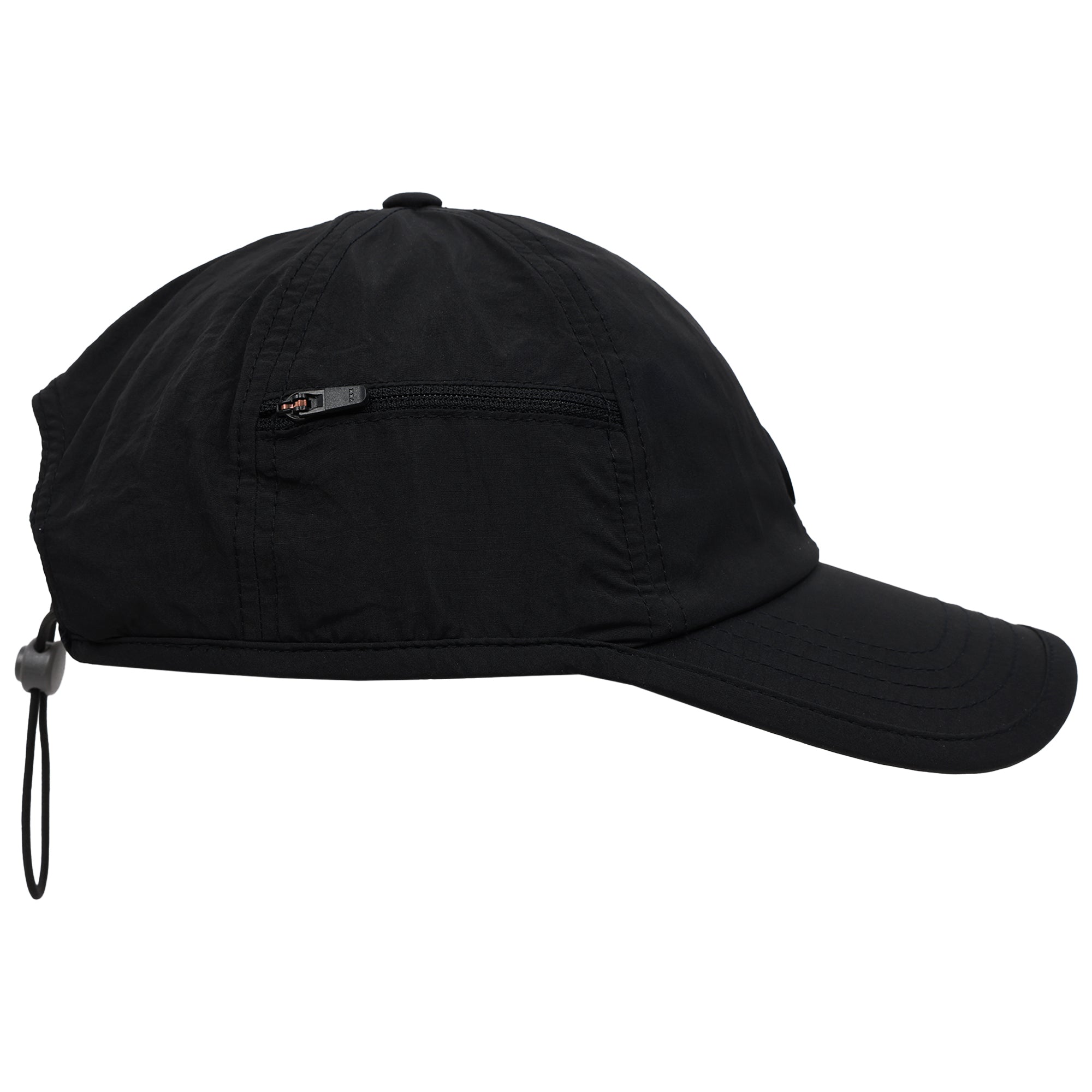 FŪL Contrast Binding Nylon Cap with Rubber Patch and Elastic Bungee