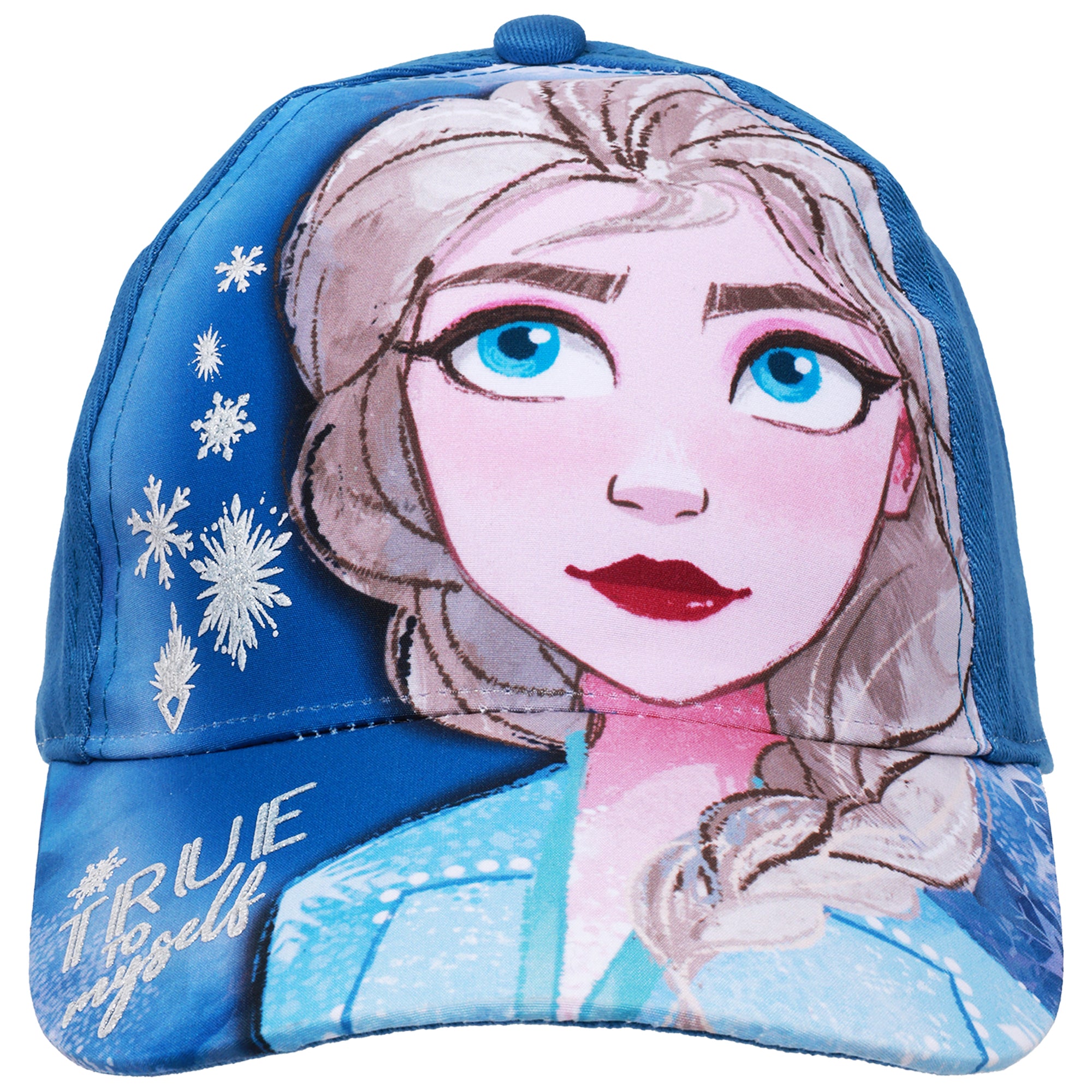 Disney Frozen Elsa Girls’ Baseball Cap – “True to Myself” Adjustable Hat