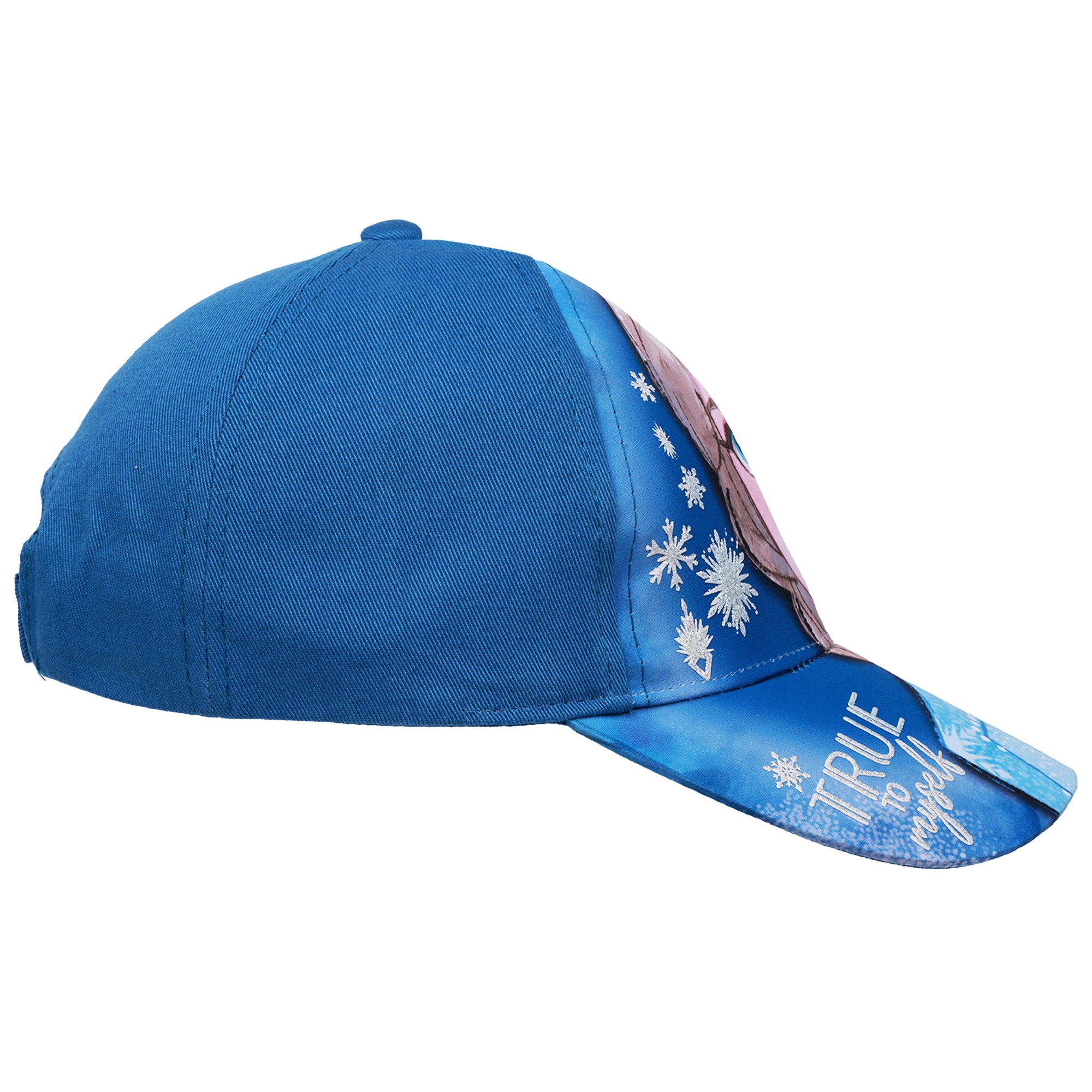 Disney Frozen Elsa Girls’ Baseball Cap – “True to Myself” Adjustable Hat