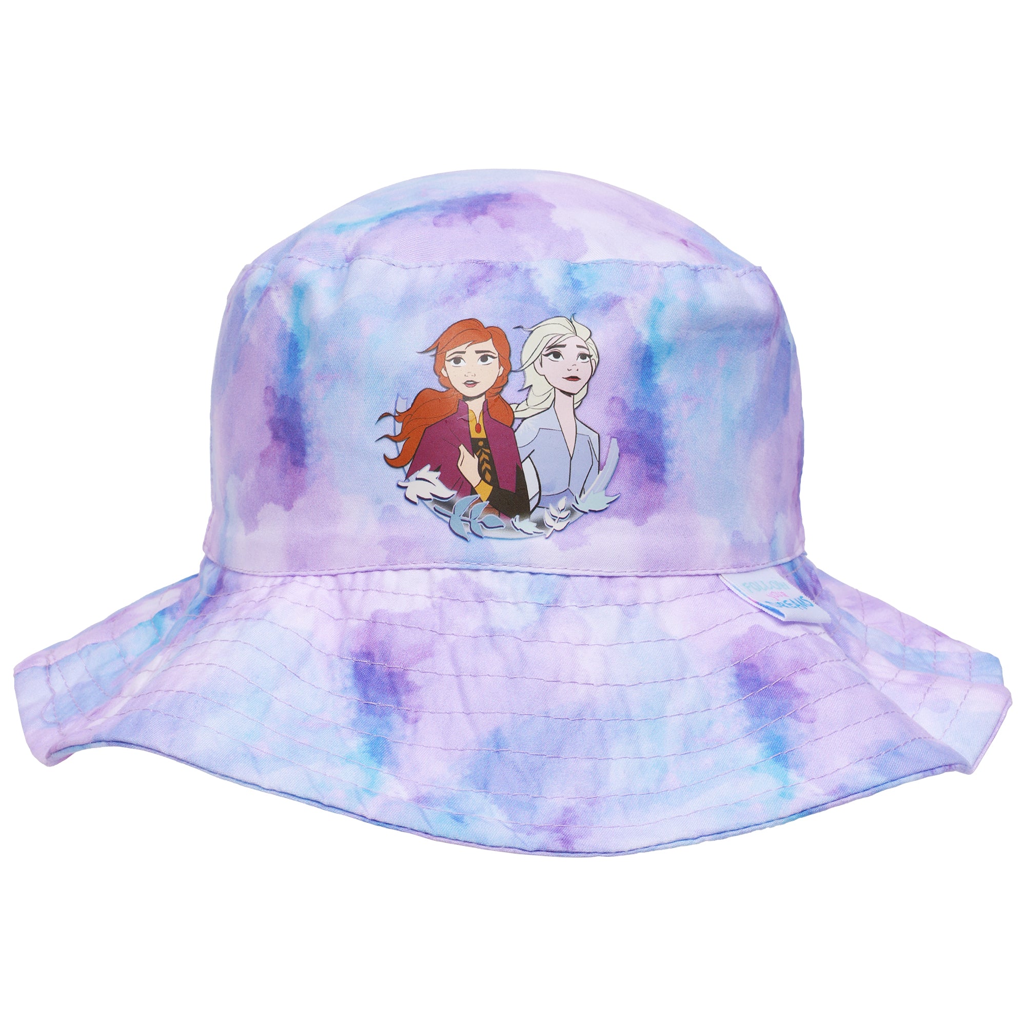 Disney Frozen Toddler Girls’ Bucket Hat – Anna & Elsa Tie-Dye Sun Hat