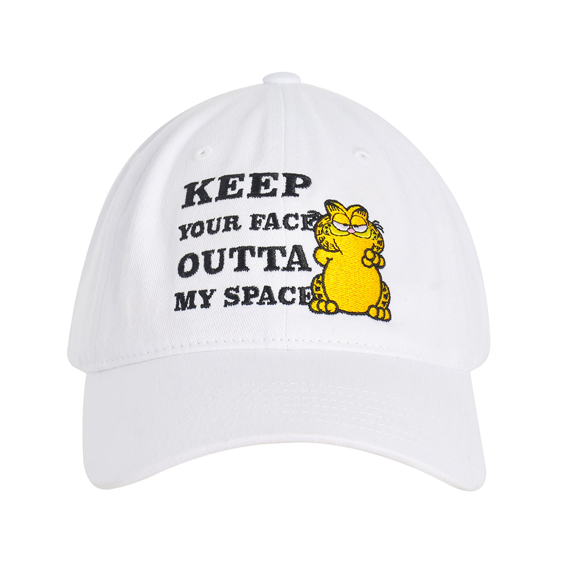 Concept One Garfield Dad Hat, Cotton Adjustable Baseball Cap with Curved Brim