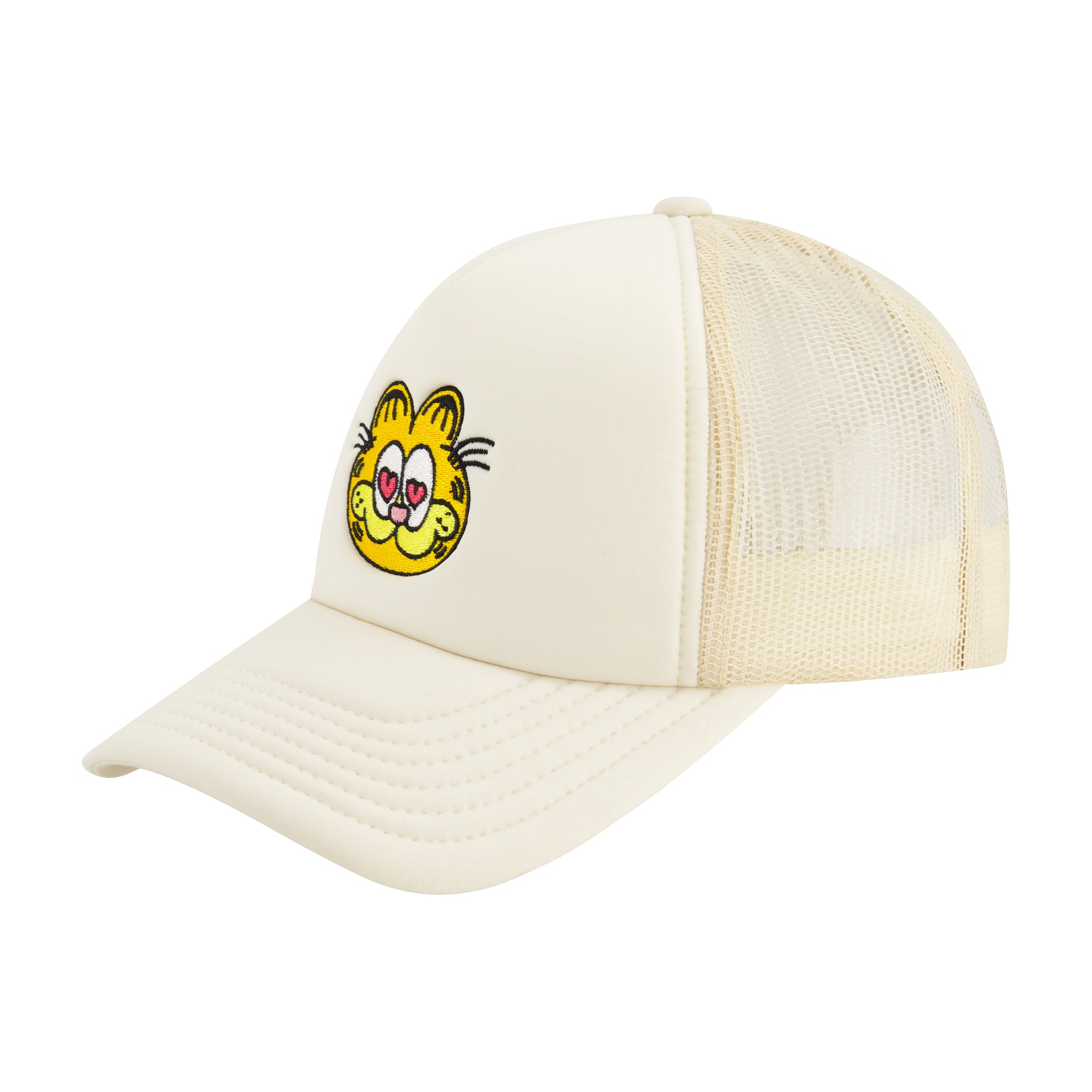 Garfield Trucker Hat, Adult Baseball Cap with Curved Brim, One Size
