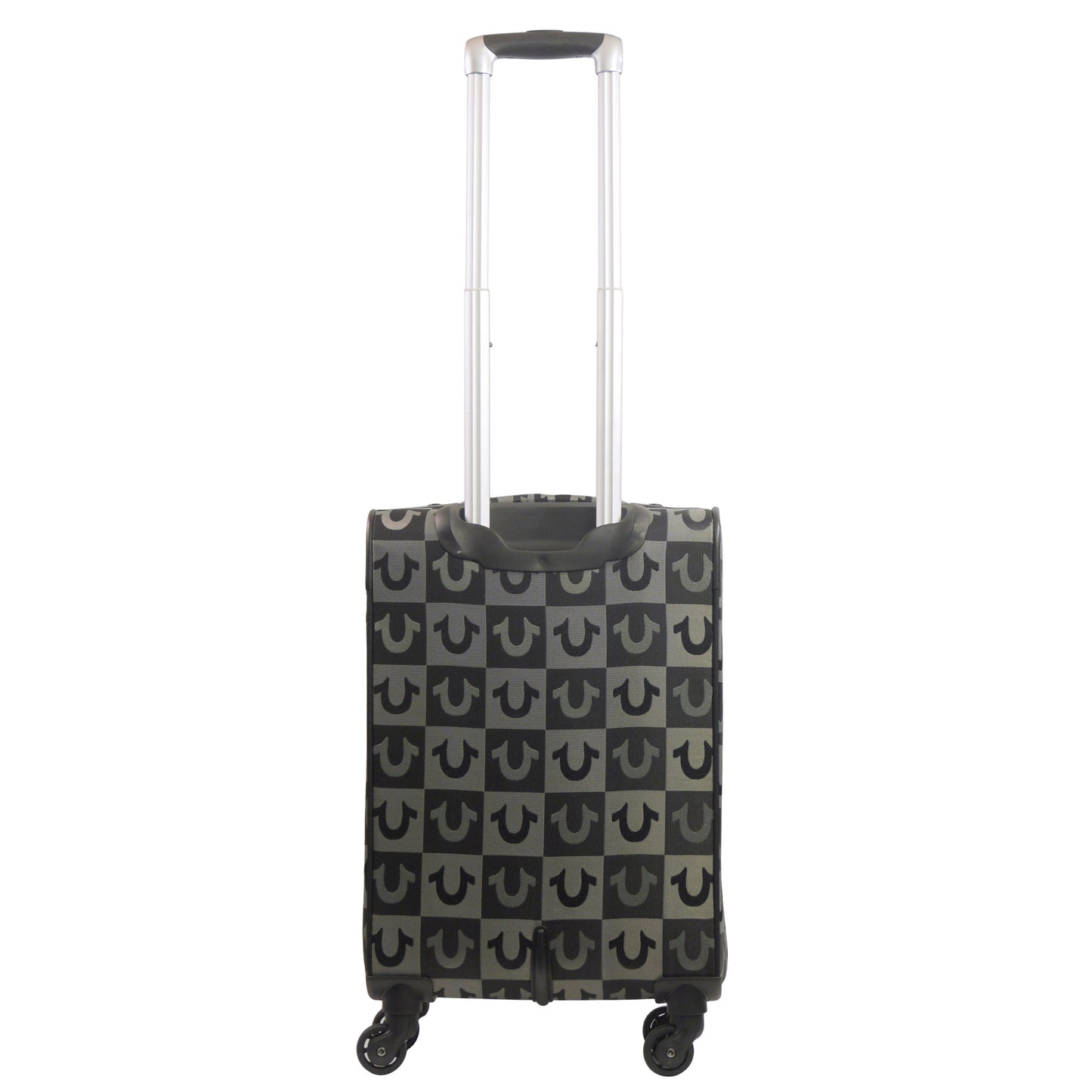 True Religion Soft Sided 23" Expandable, Spinner Luggage, BLACK