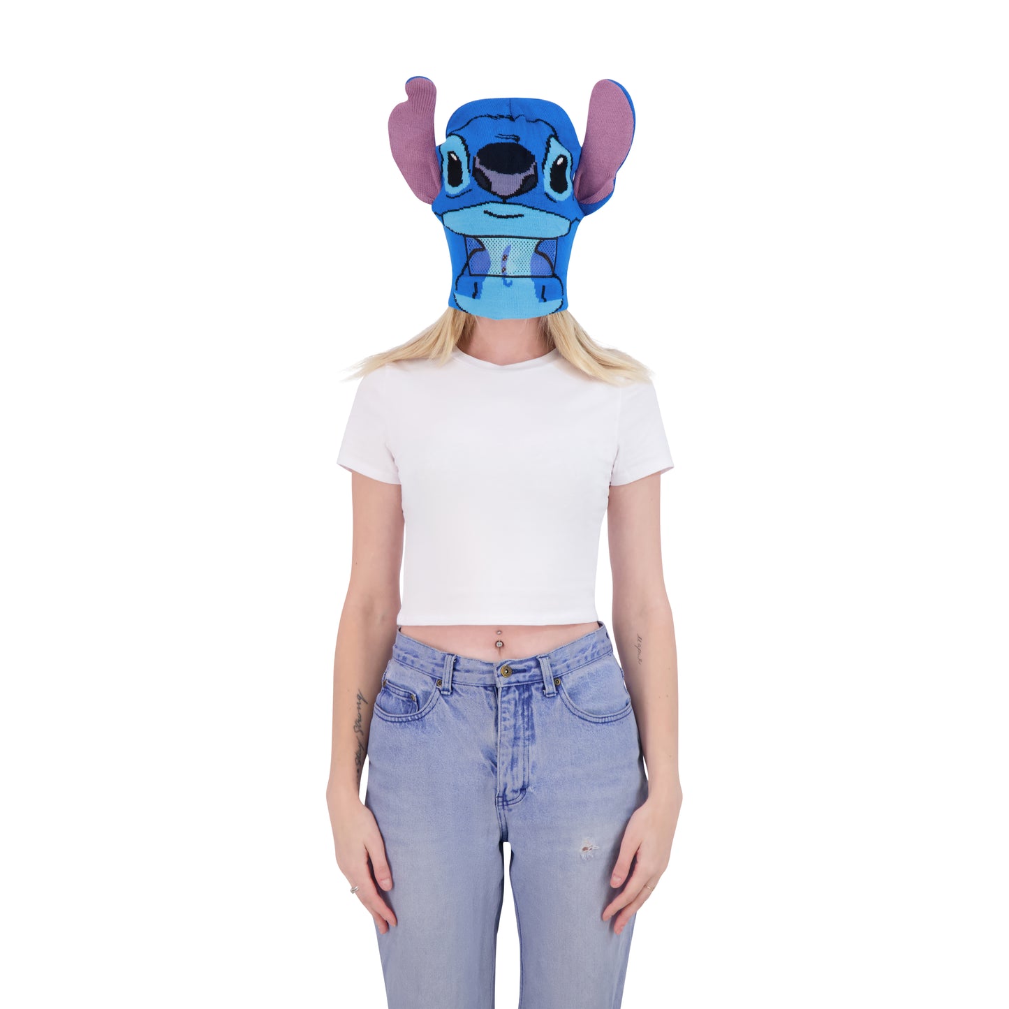 Disney unisex-adult Lilo and Stitch Winter Beanie Hat Knitted Stocking Cap