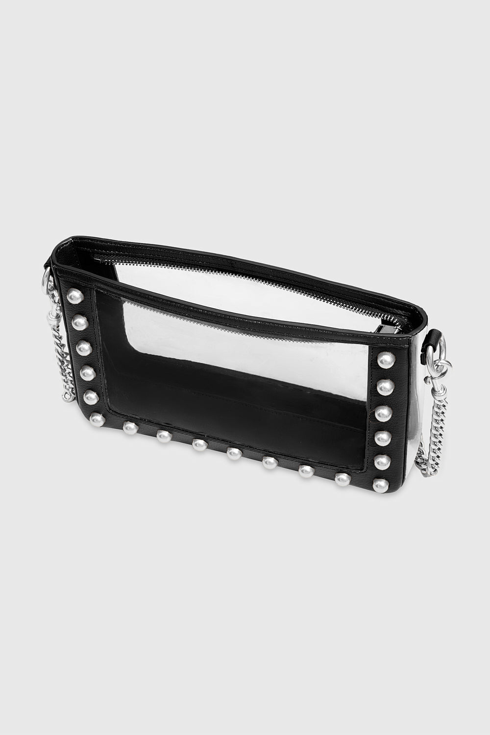 Rebecca Minkoff M.A.B. Stadium Crossbody Clear/Black