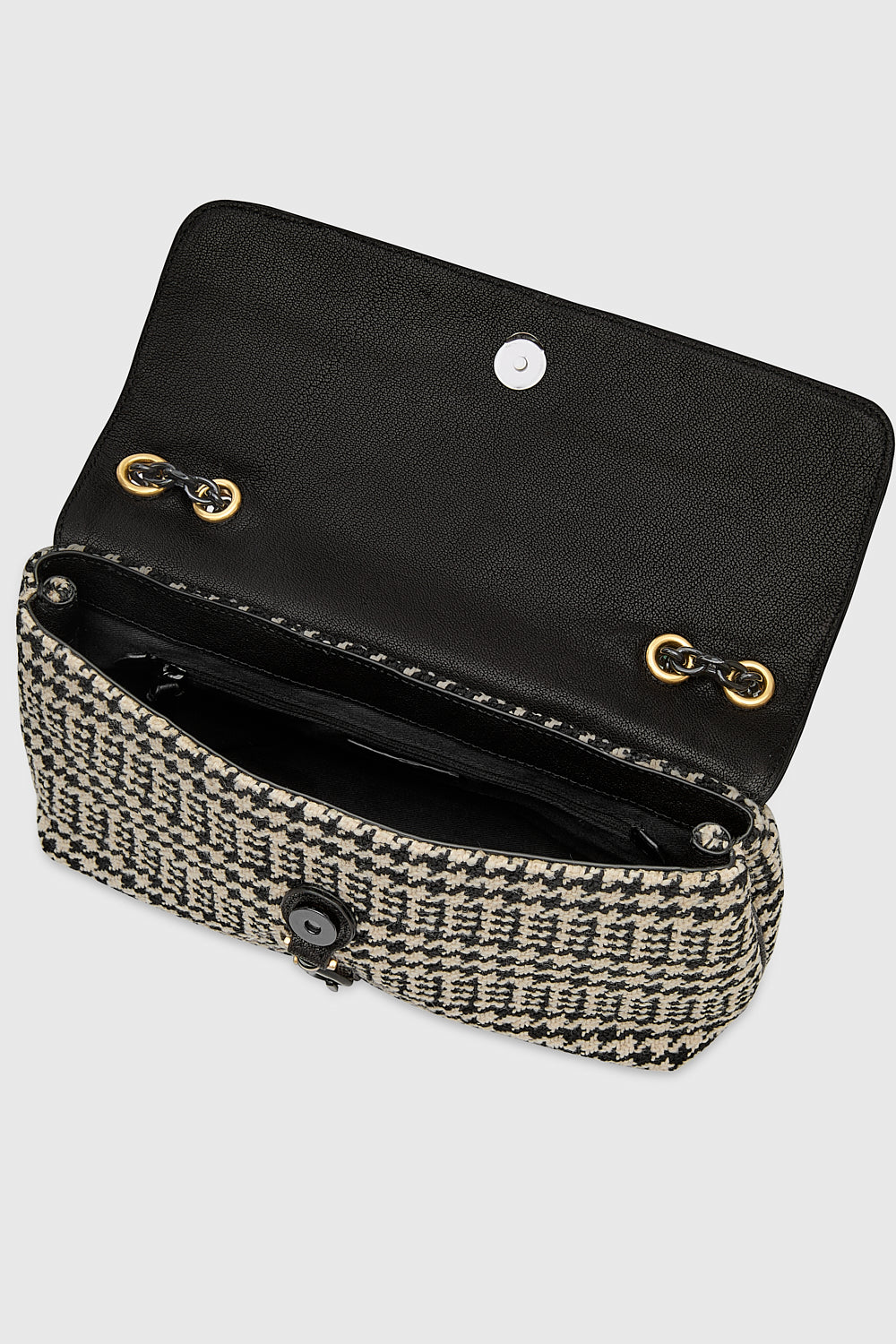 Rebecca Minkoff Edie Medium Crossbody Black White