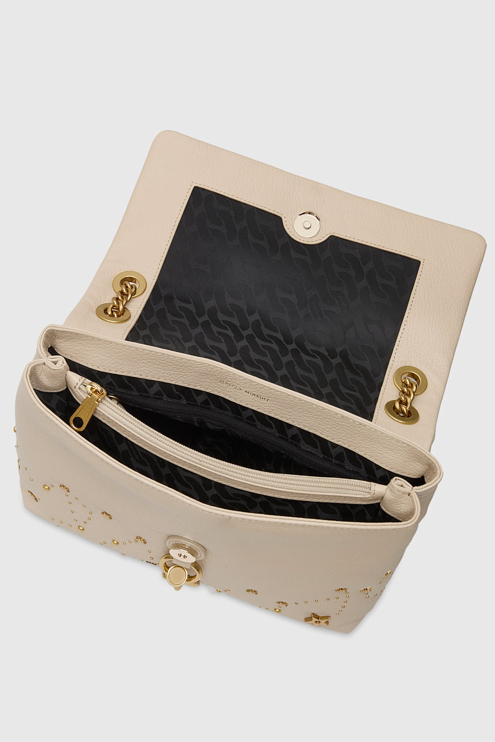 Rebecca Minkoff Edie Flap Shoulder With Celestial Studs Stone
