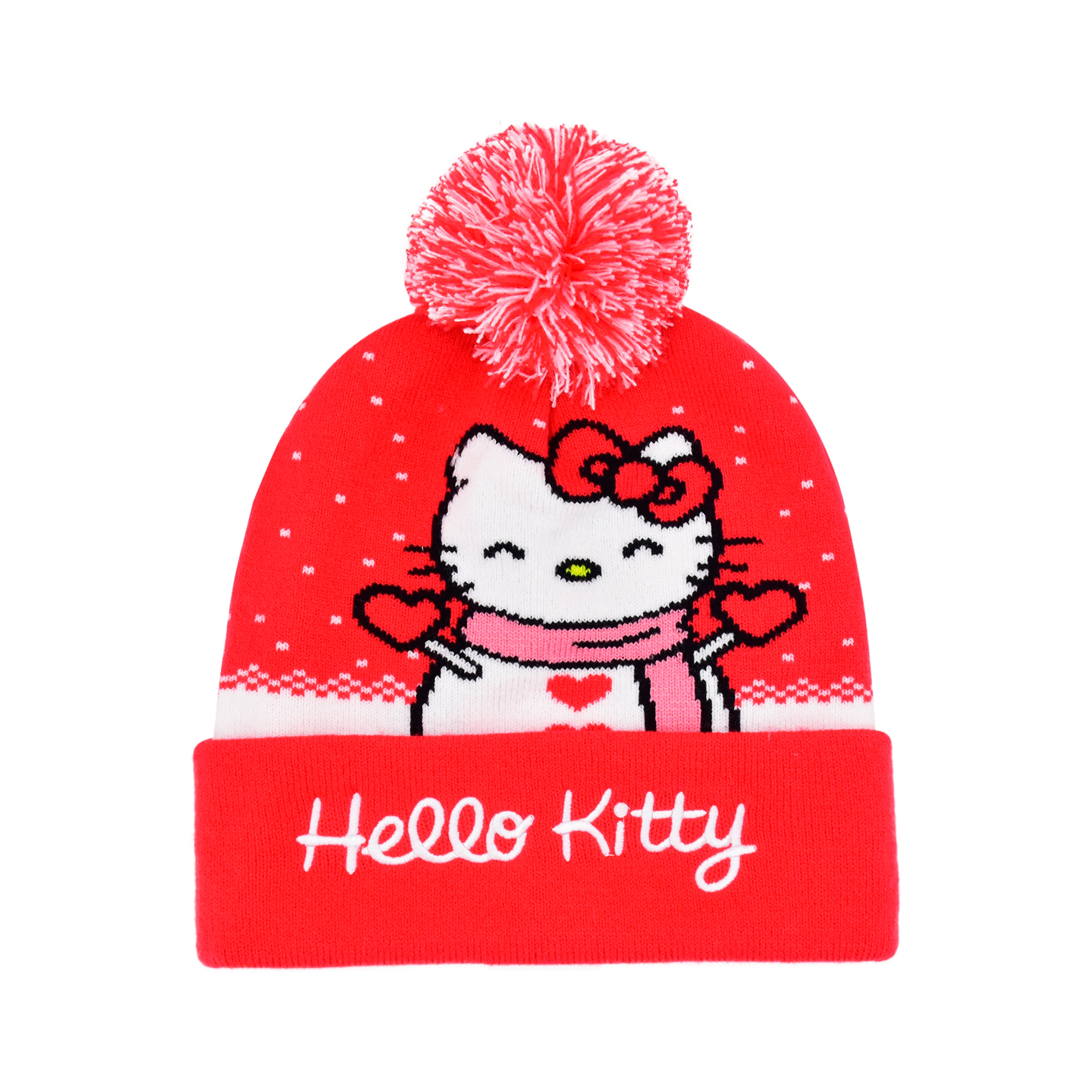 Sanrio Hello Kitty Snowman Beanie with Pom