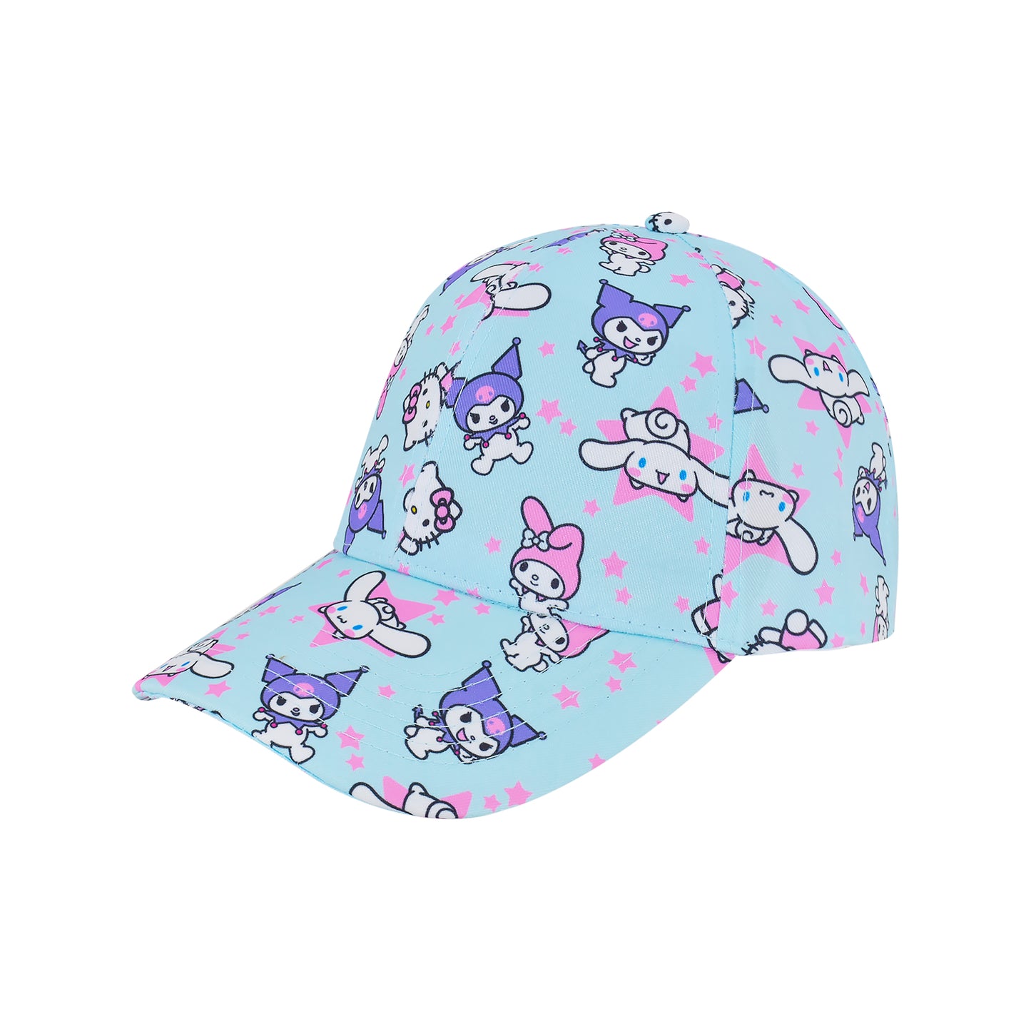 Sanrio Hello Kitty and Friends Allover Print Dad Cap – Blue